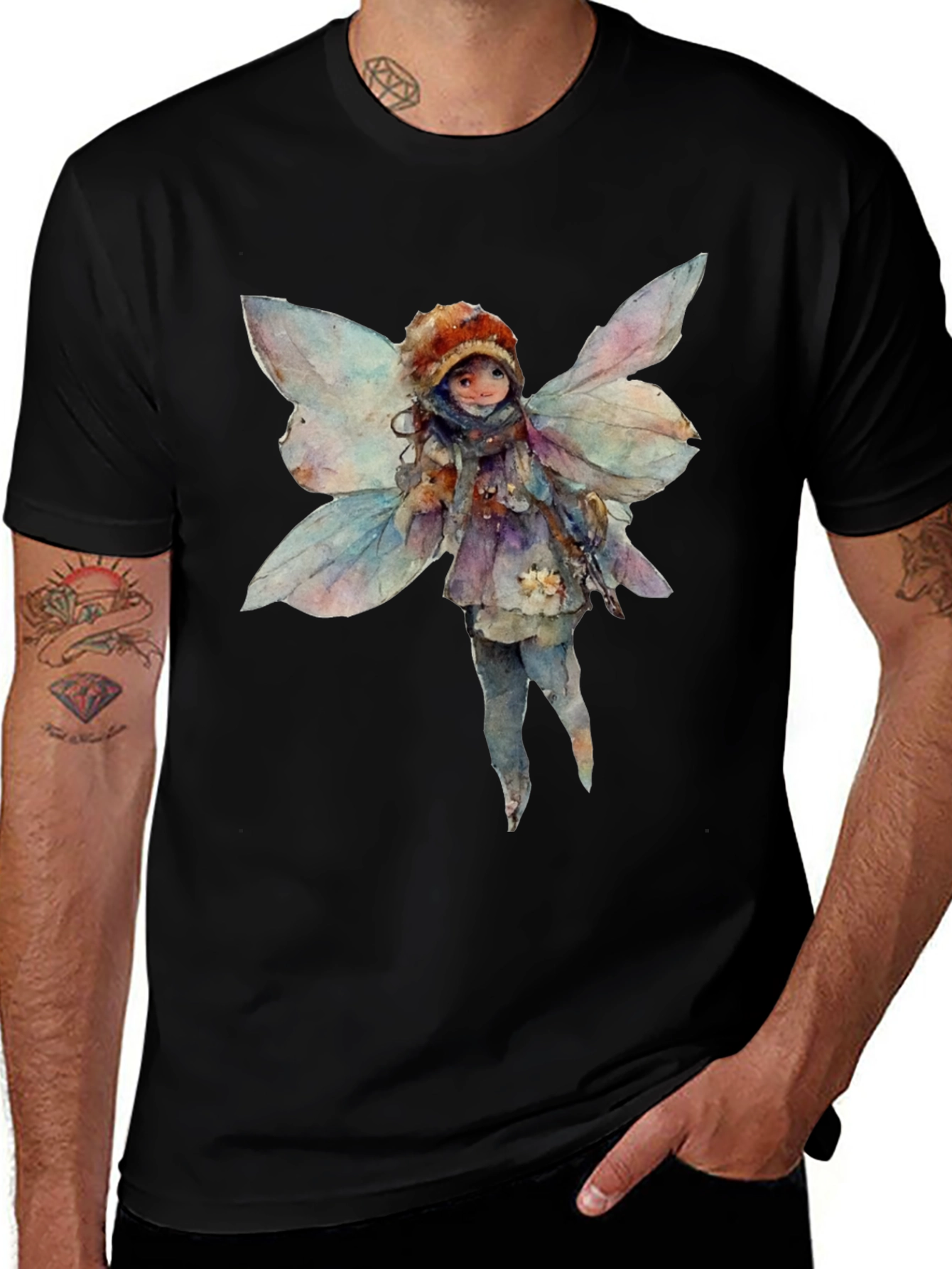 Variant 15 of Watercolor Fairy Print Tee