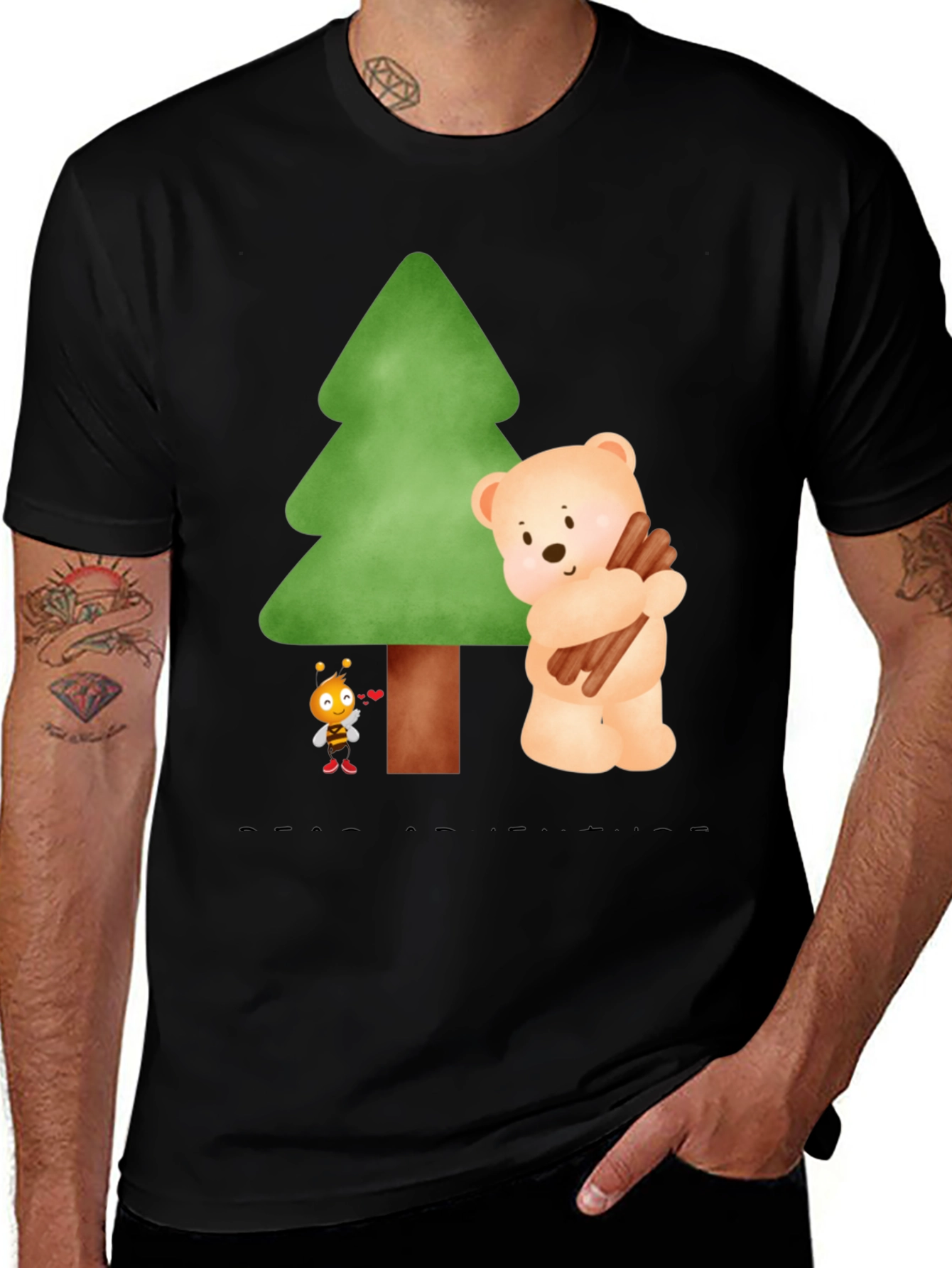 Variant 15 of Cute Cartoon Nature Tee
