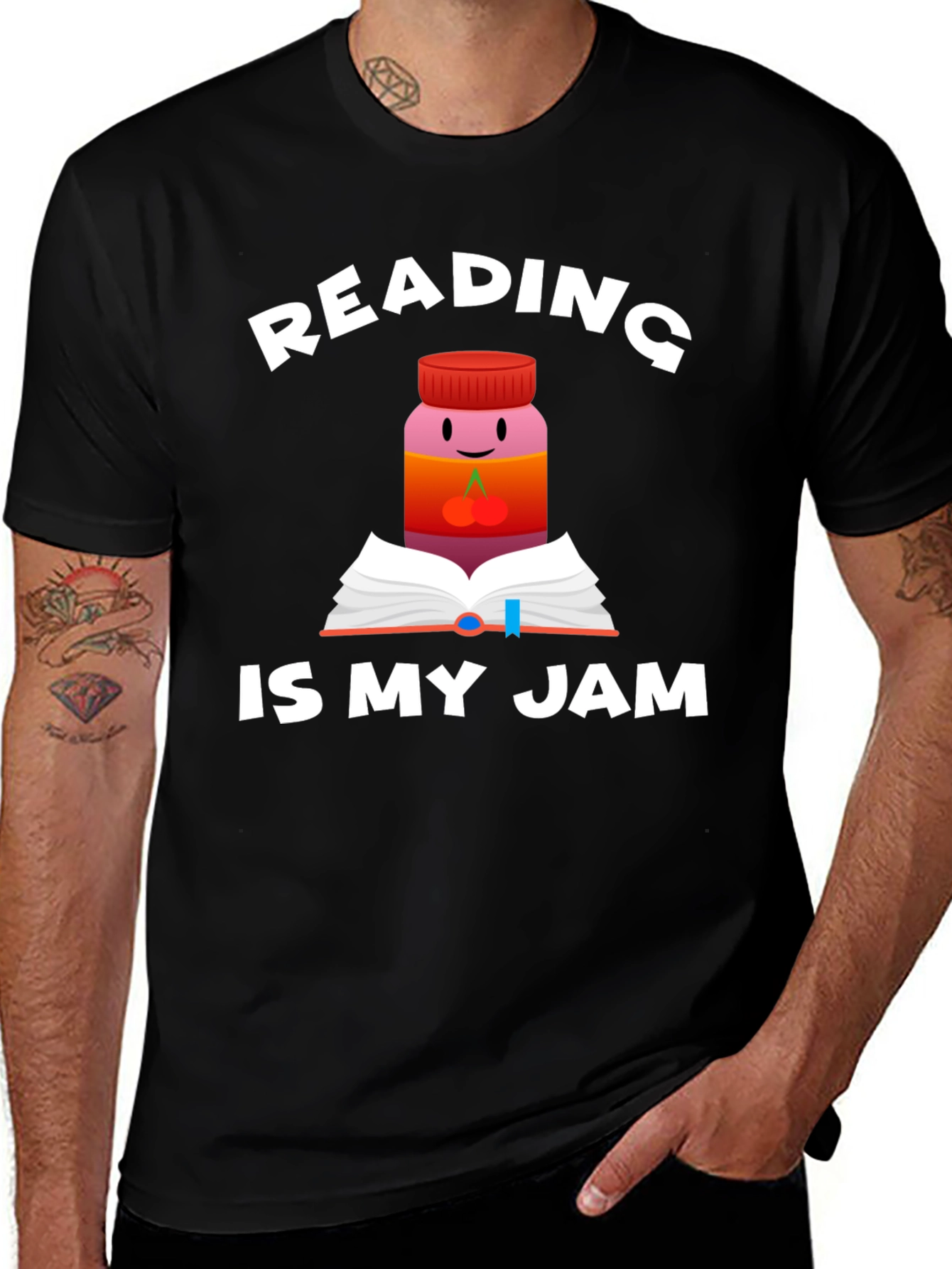 Variant 25 of Reading is My Jam T-Shirt