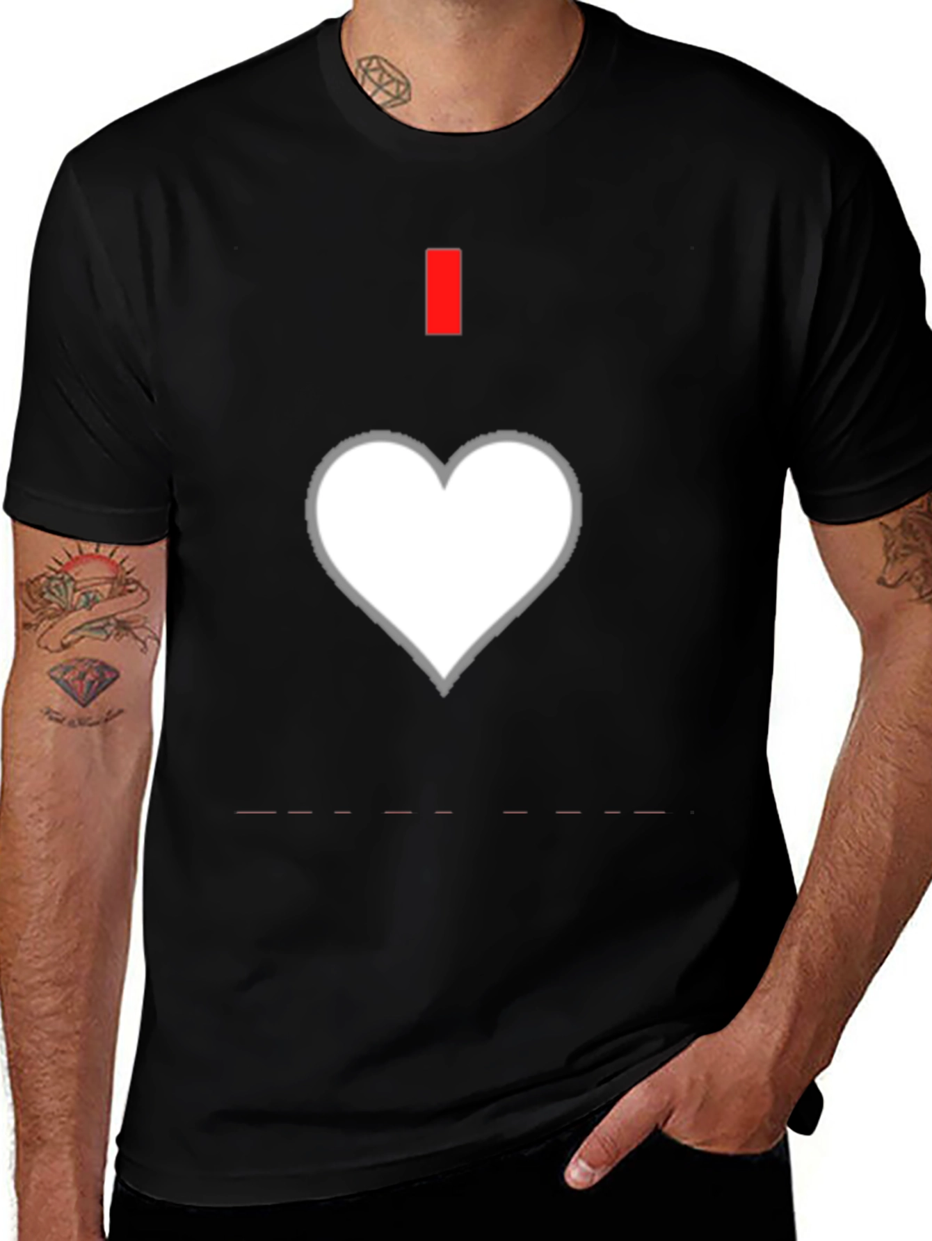Variant 26 of I Heart [Item] Graphic Tee