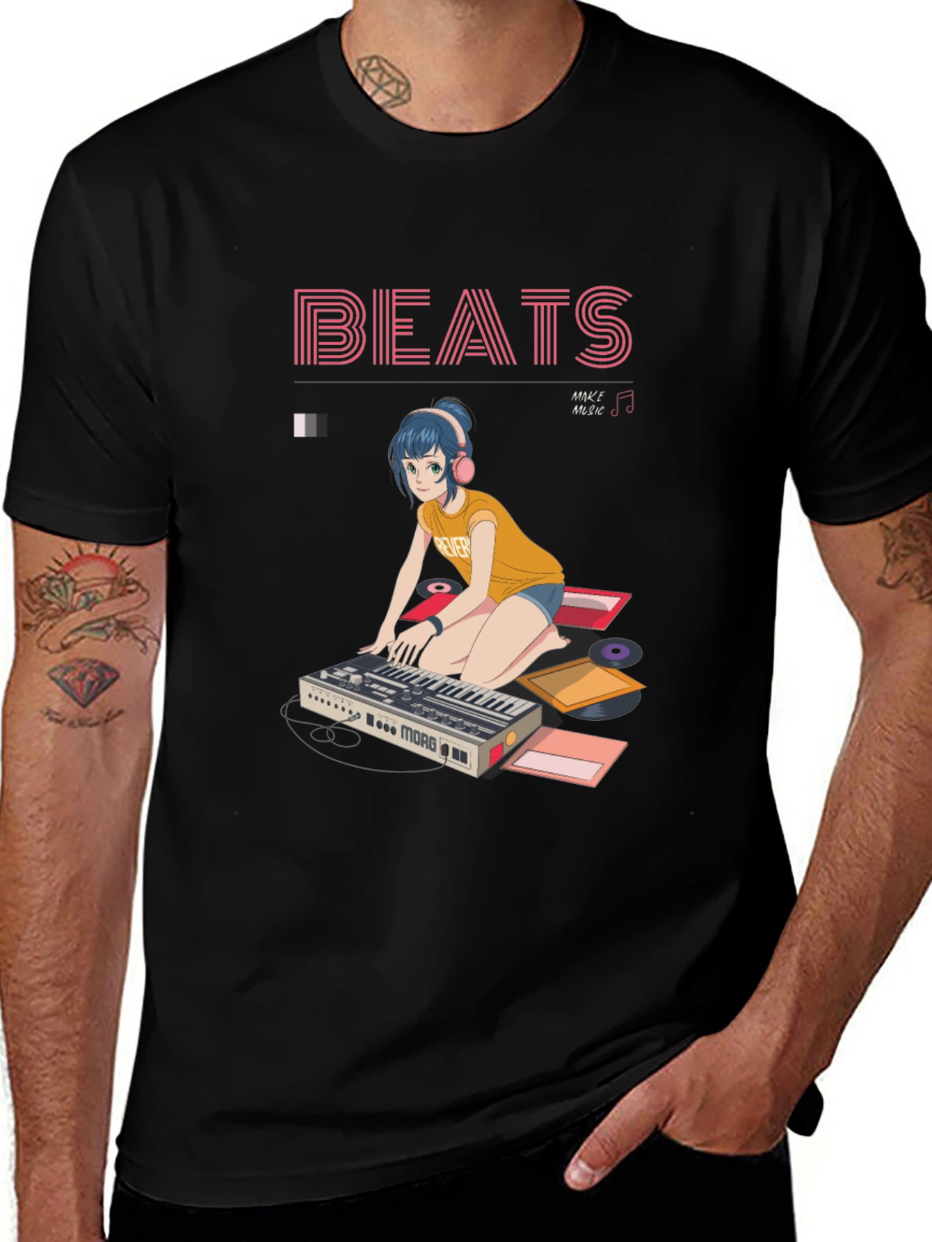 Beats Anime T-Shirt