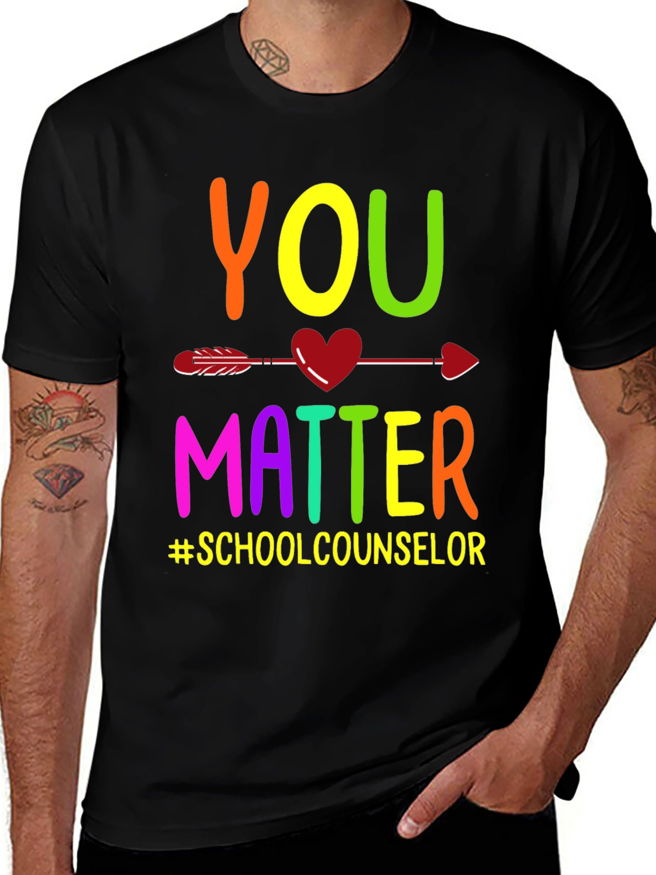 Variant 26 of You Matter School Counselor T-Shirt