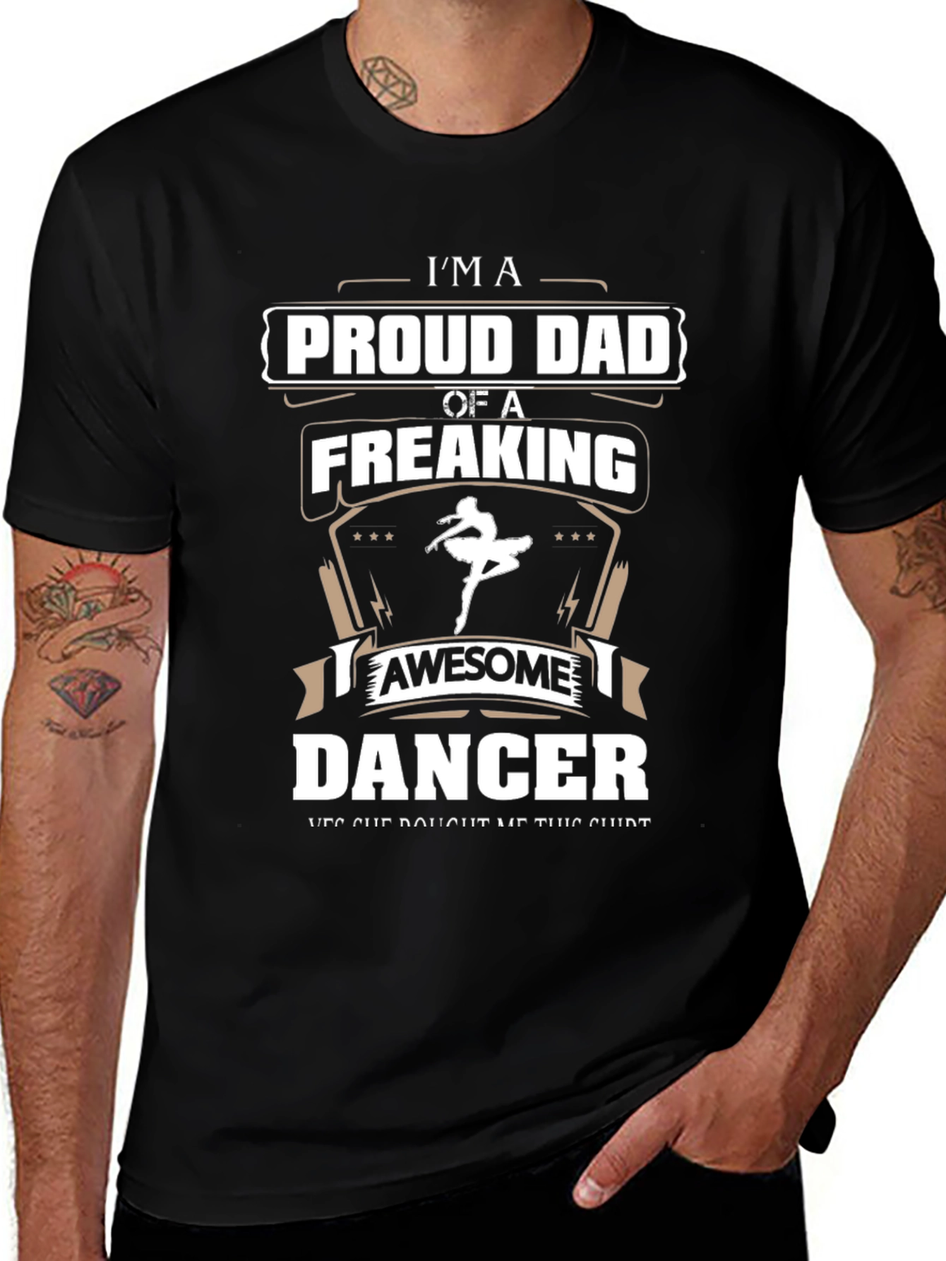 Variant 26 of Proud Dad of a Freaking Awesome Dancer T-Shirt