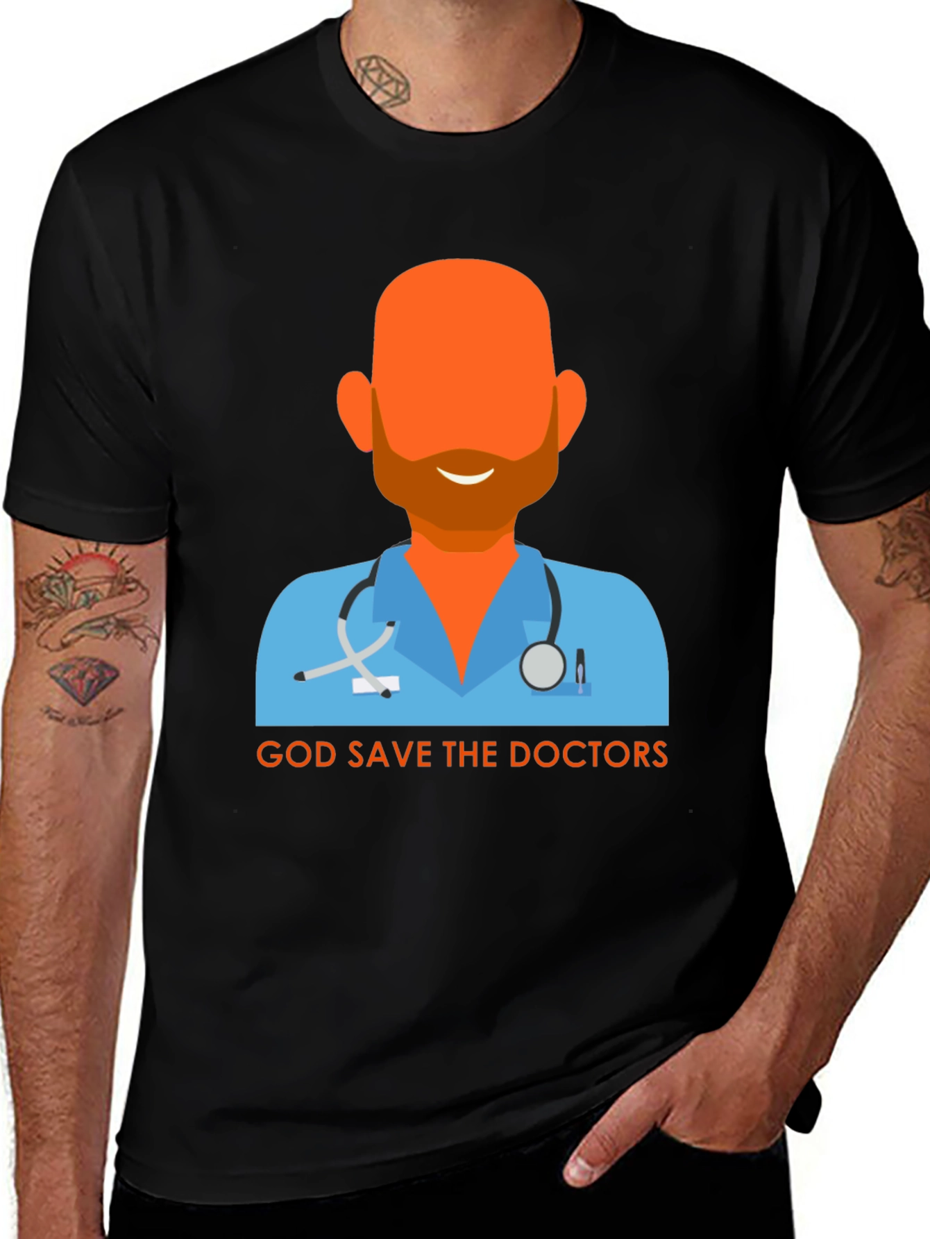Variant 17 of God Save the Doctors T-Shirt