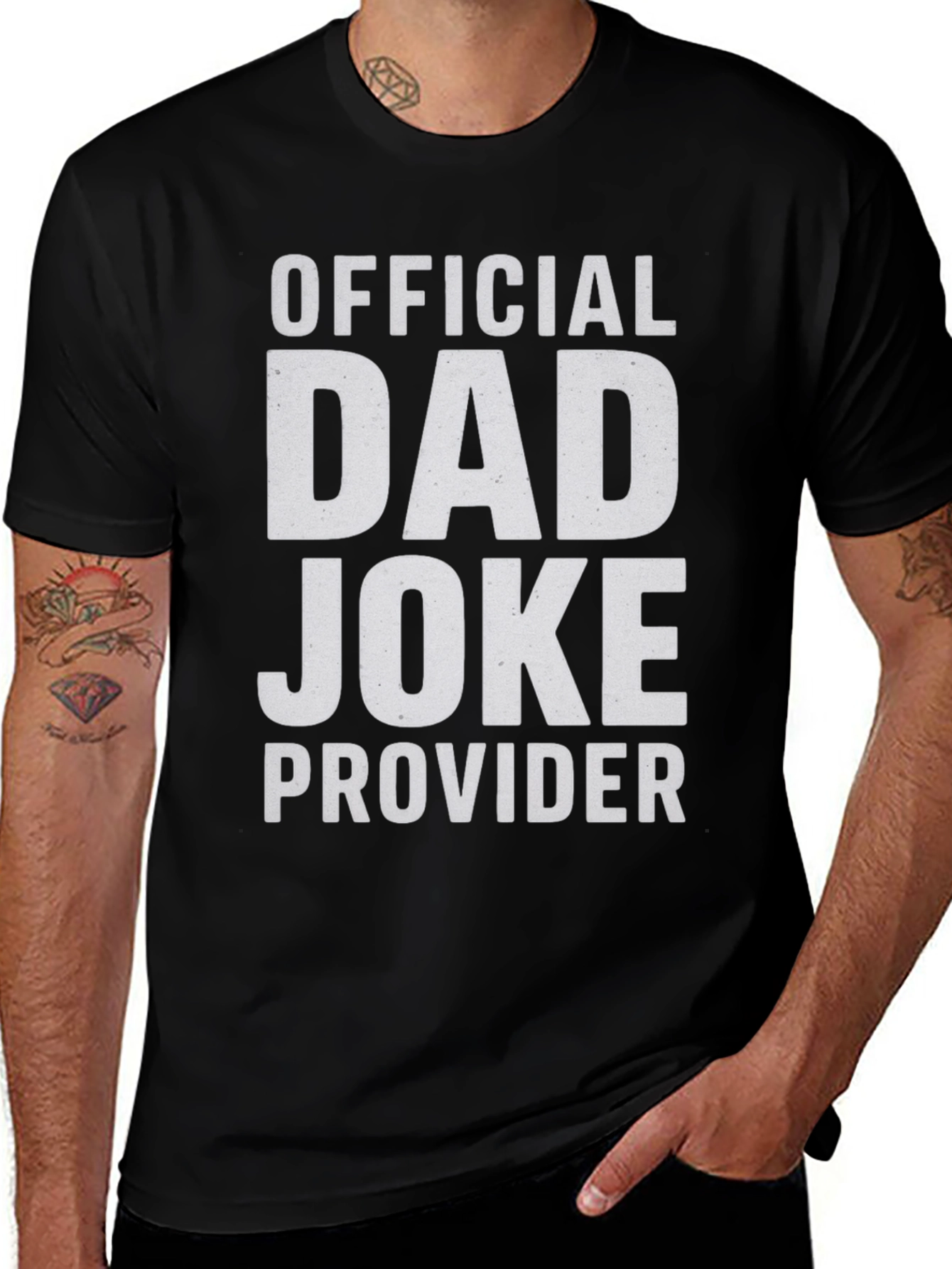 Variant 8 of Official Dad Joke Provider T-Shirt - Funny Father's Day Gift