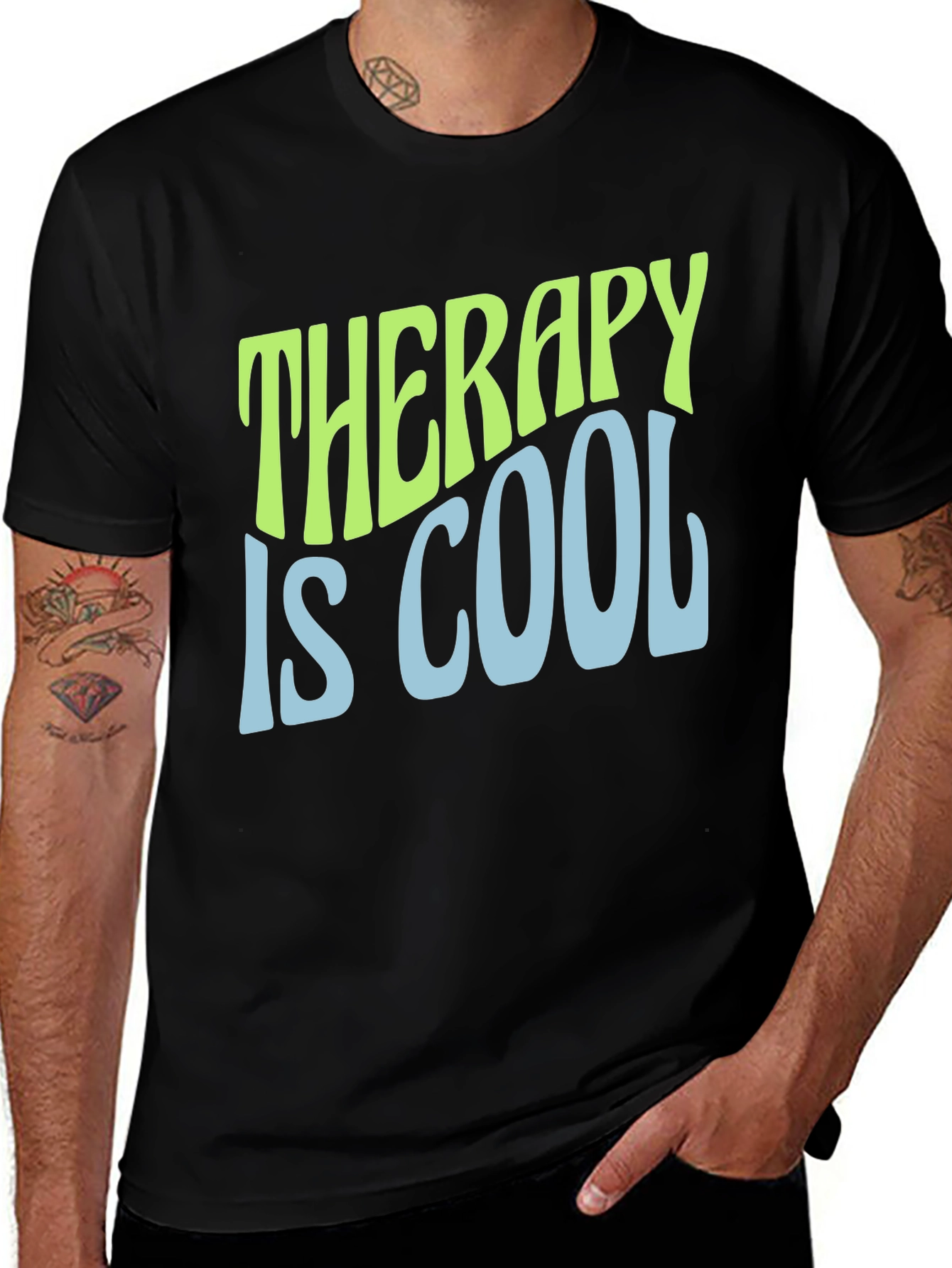 Variant 24 of Therapy Is Cool T-Shirt - Graphic Tee