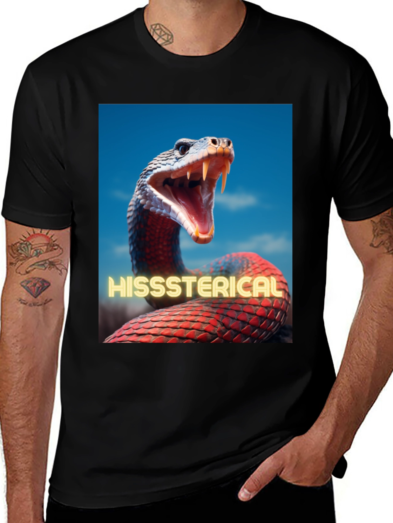 Variant 15 of Hisssterical Snake T-Shirt