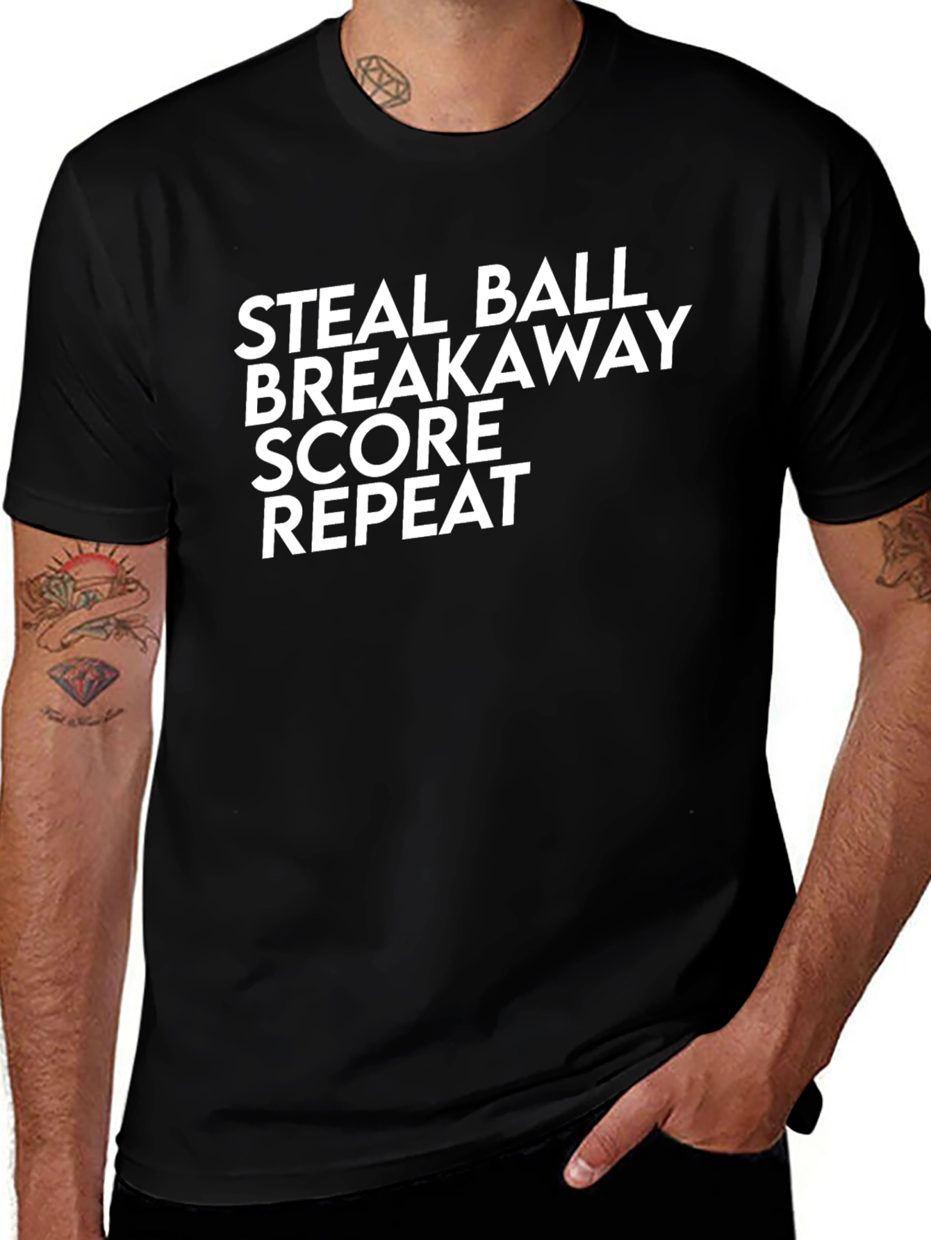 Variant 15 of Steal Ball Score Repeat Graphic Tee