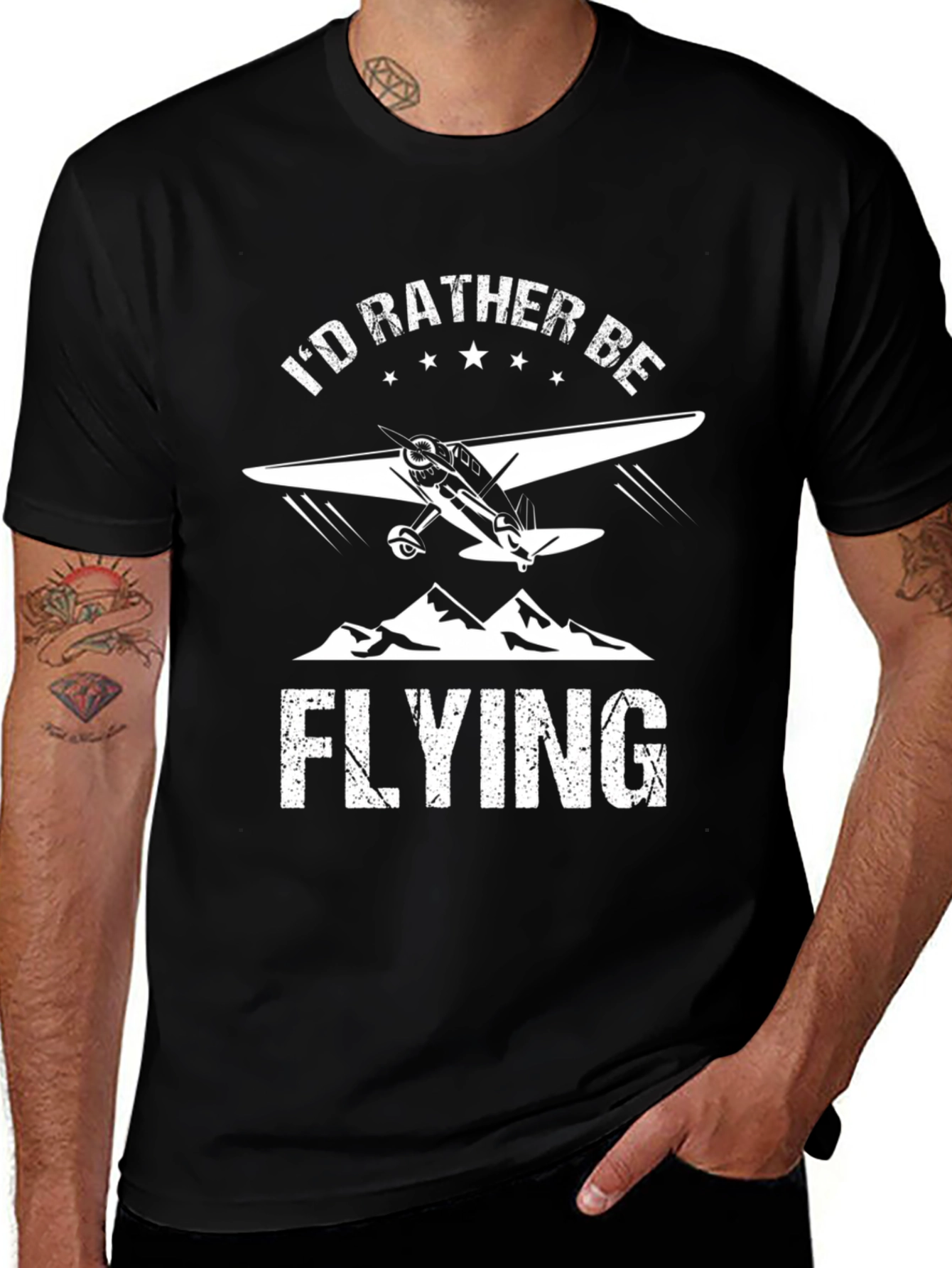 Variant 14 of I'd Rather Be Flying Airplane T-Shirt