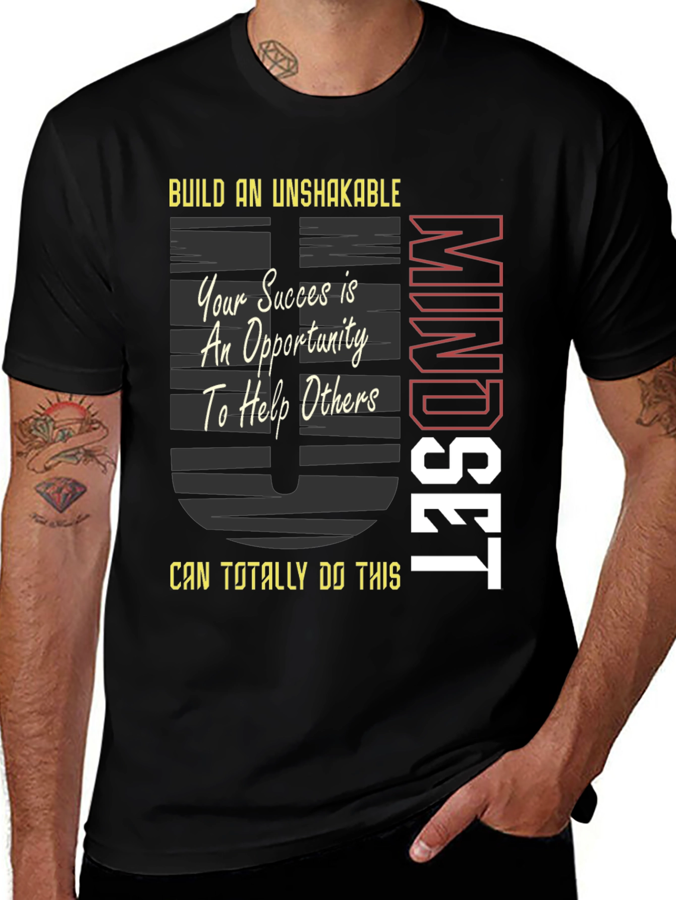 Variant 28 of Unshakable Mindset Graphic T-Shirt