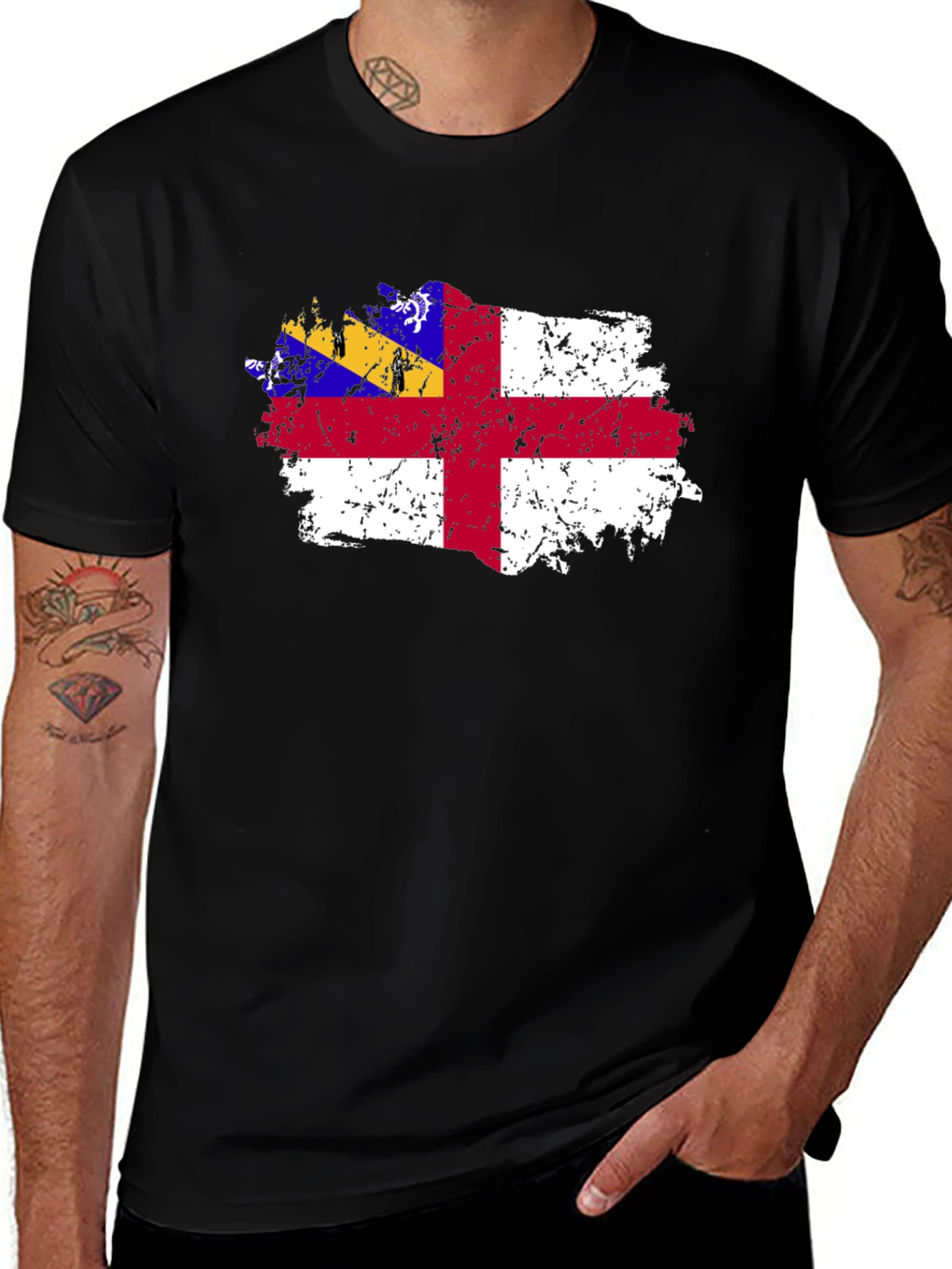 Normandy Flag Graphic T-Shirt - France History Tee