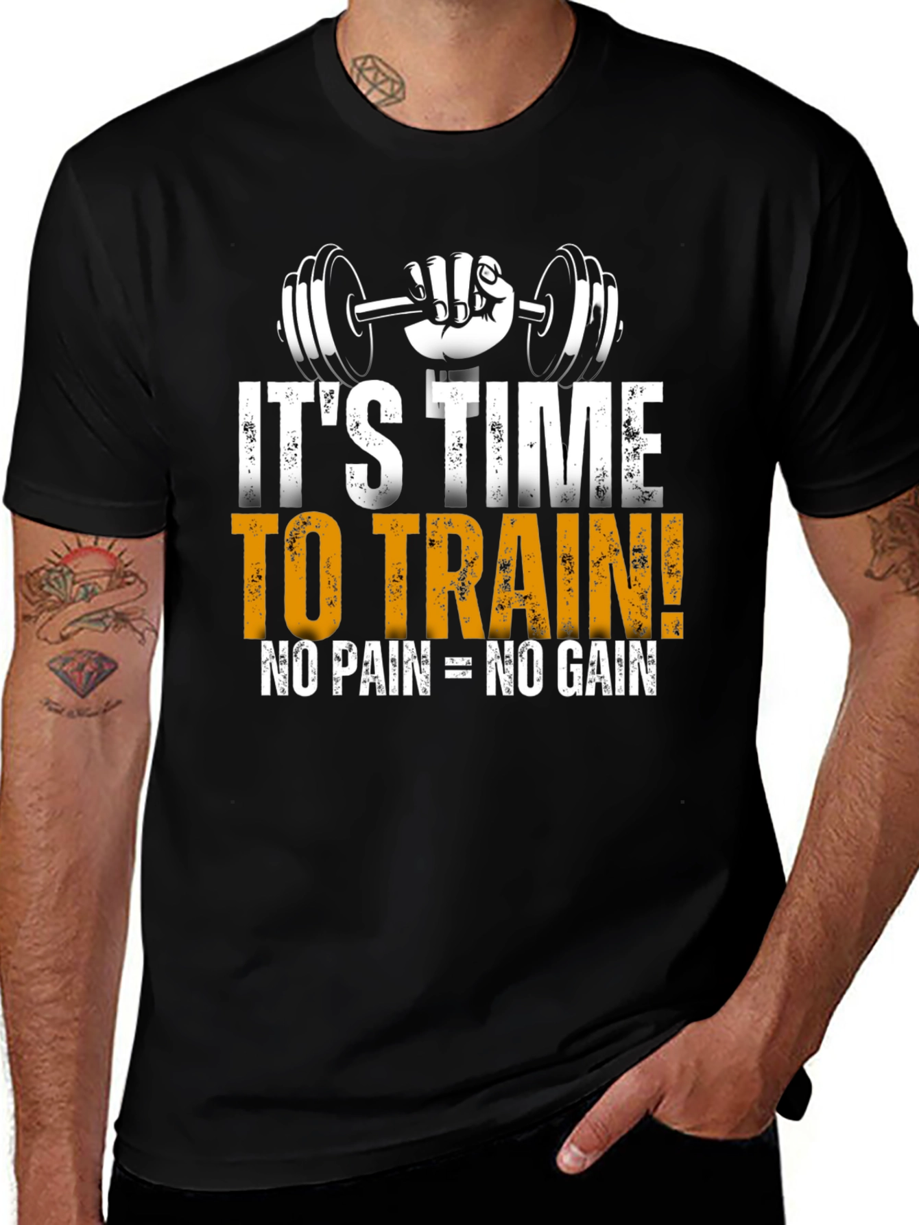 Gym Motivation T-Shirt: It's Time To Train