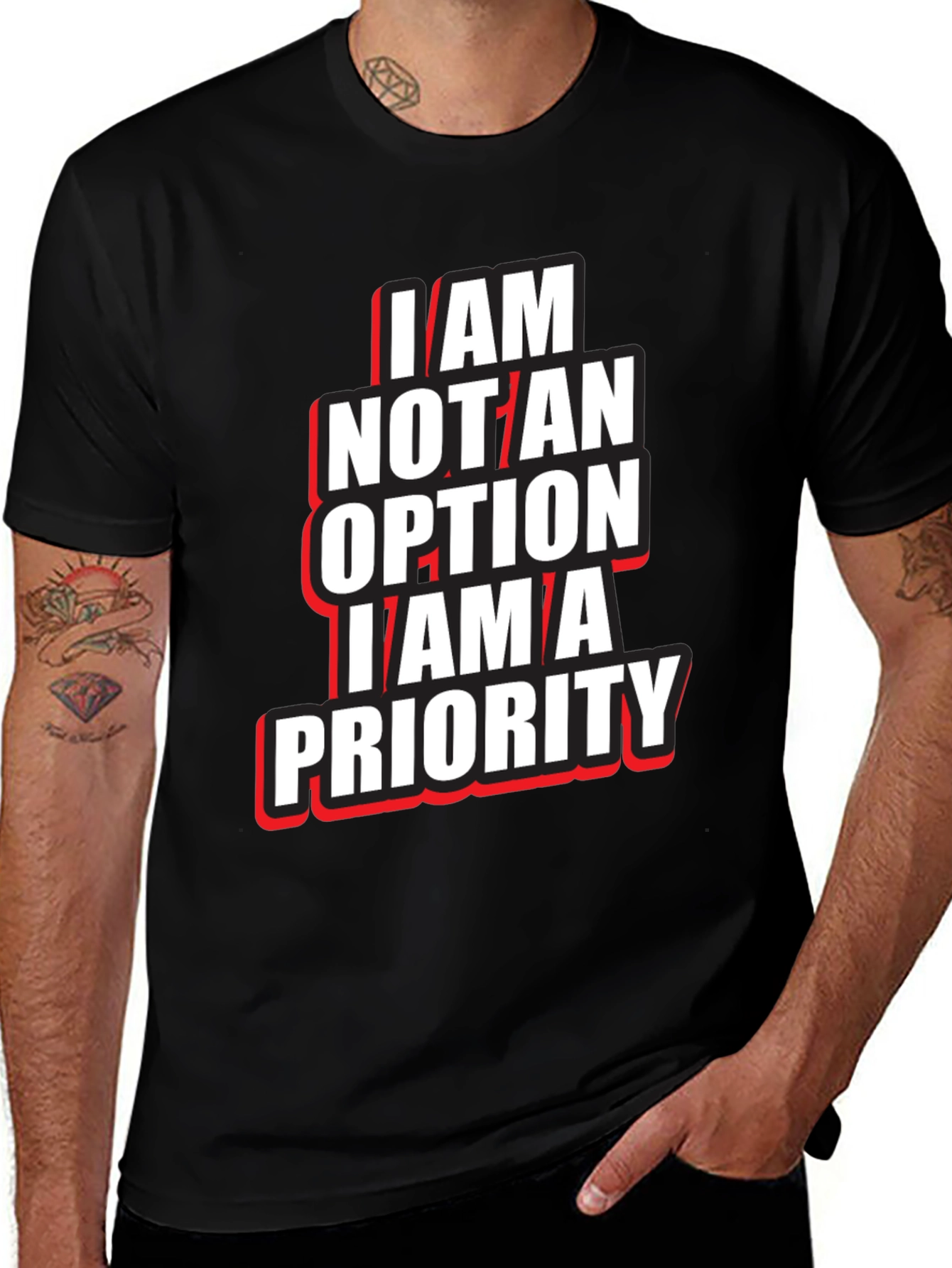 Variant 25 of I Am Not An Option T-Shirt