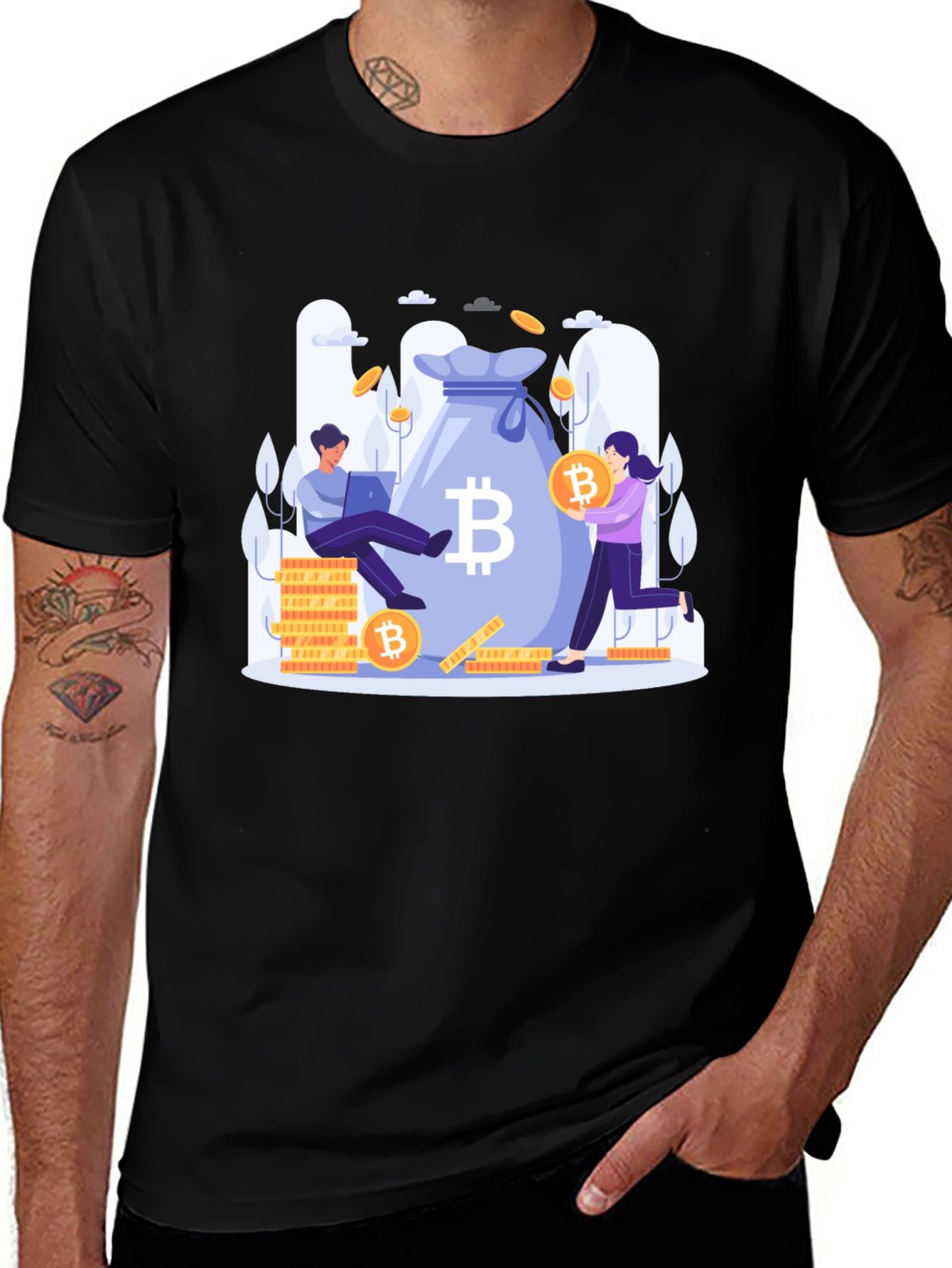 Variant 17 of Bitcoin Graphic T-Shirt