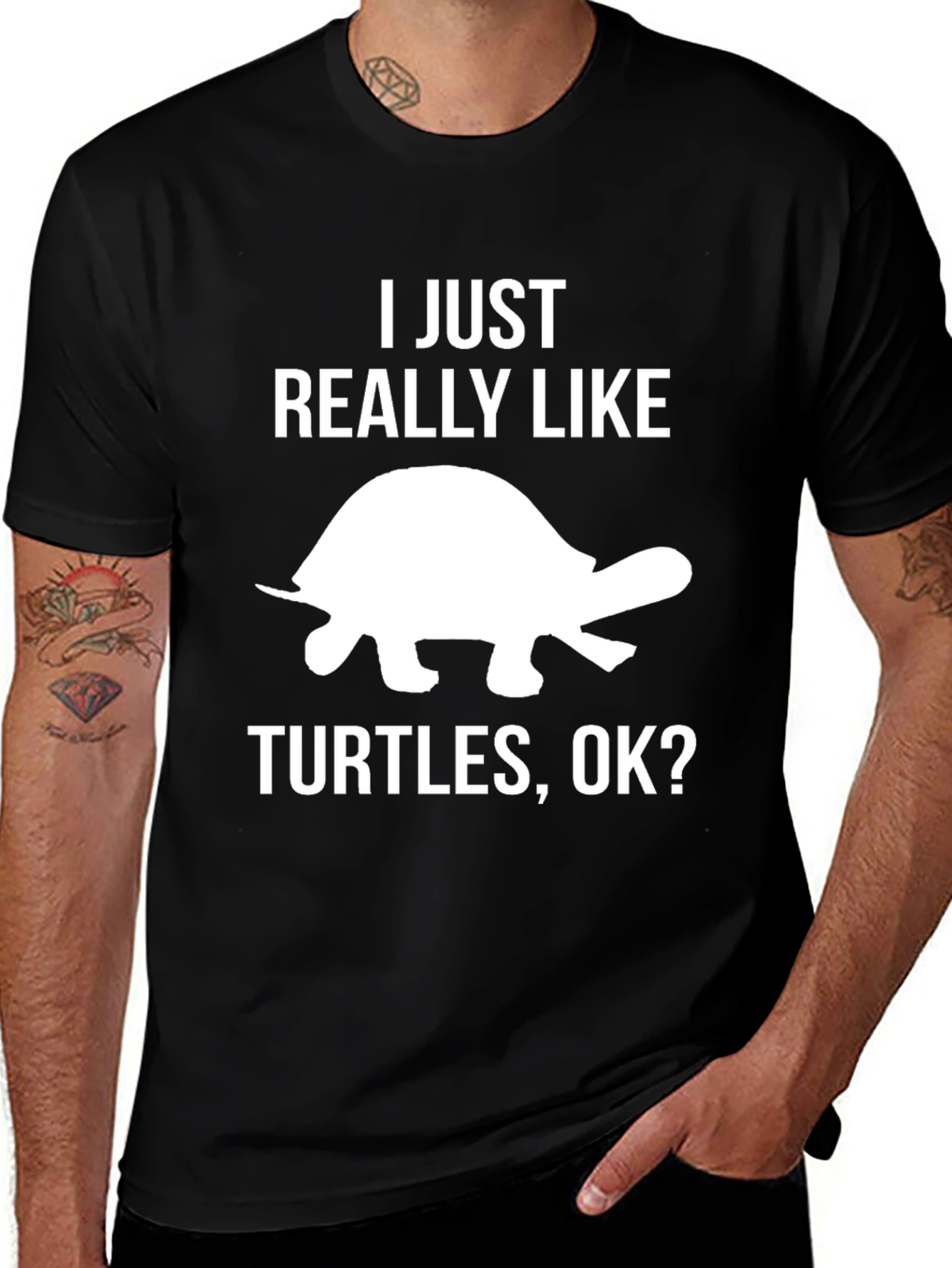 Variant 8 of I Just Really Like Turtles T-Shirt