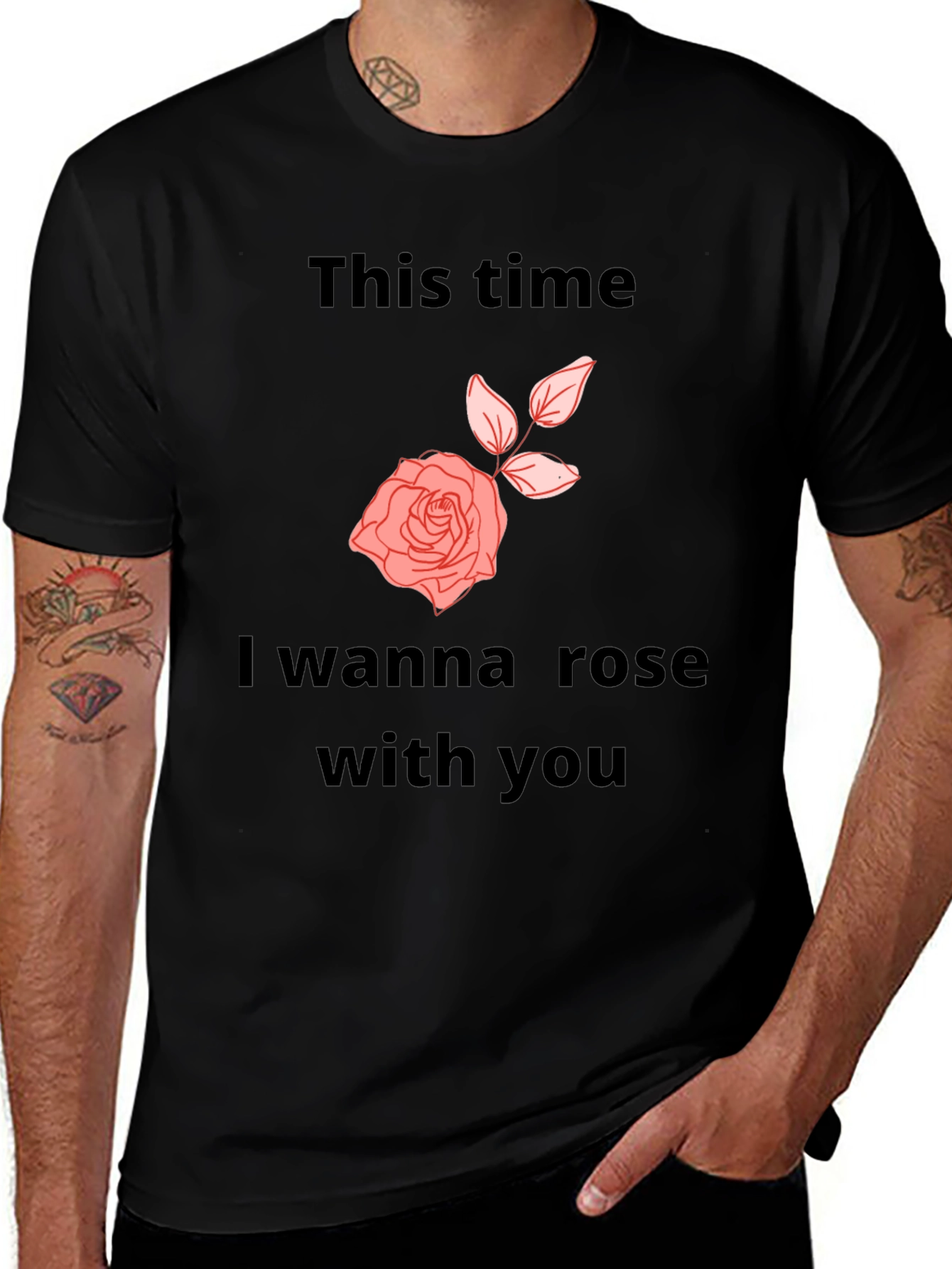 Variant 16 of Romantic Rose Graphic T-Shirt