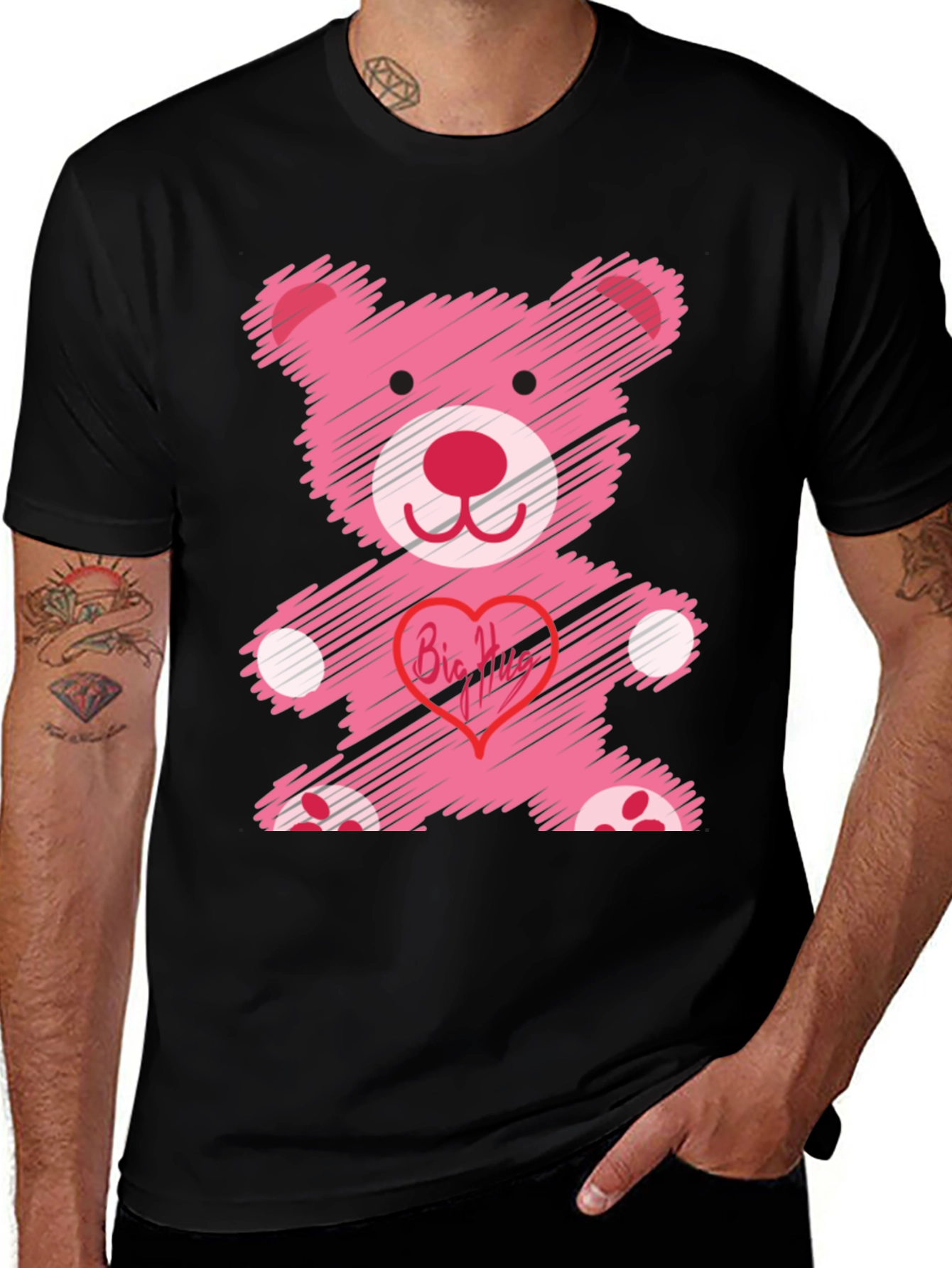 Variant 5 of Cute Teddy Bear Graphic T-Shirt