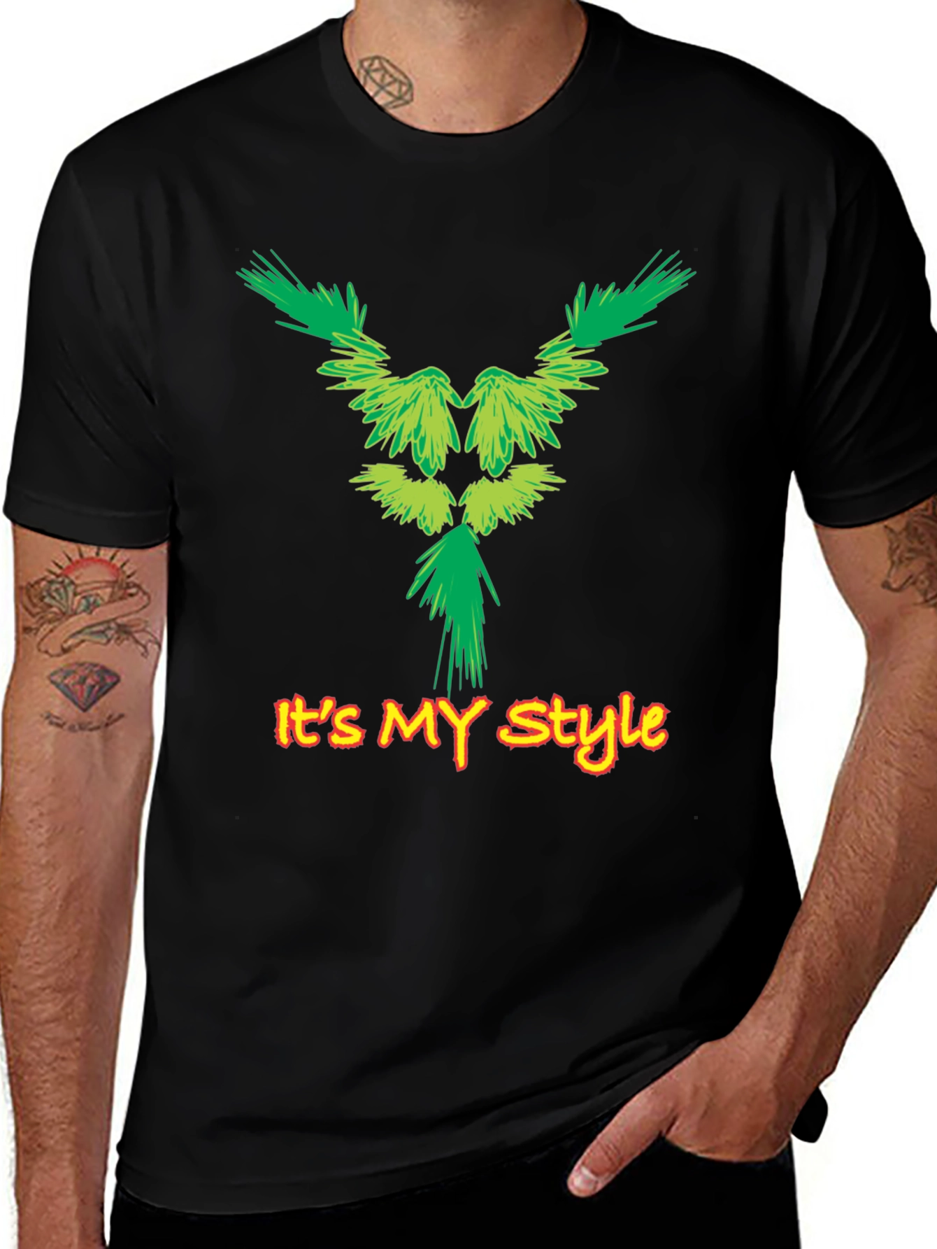 Black It's My Style Graphic T-Shirt main image
