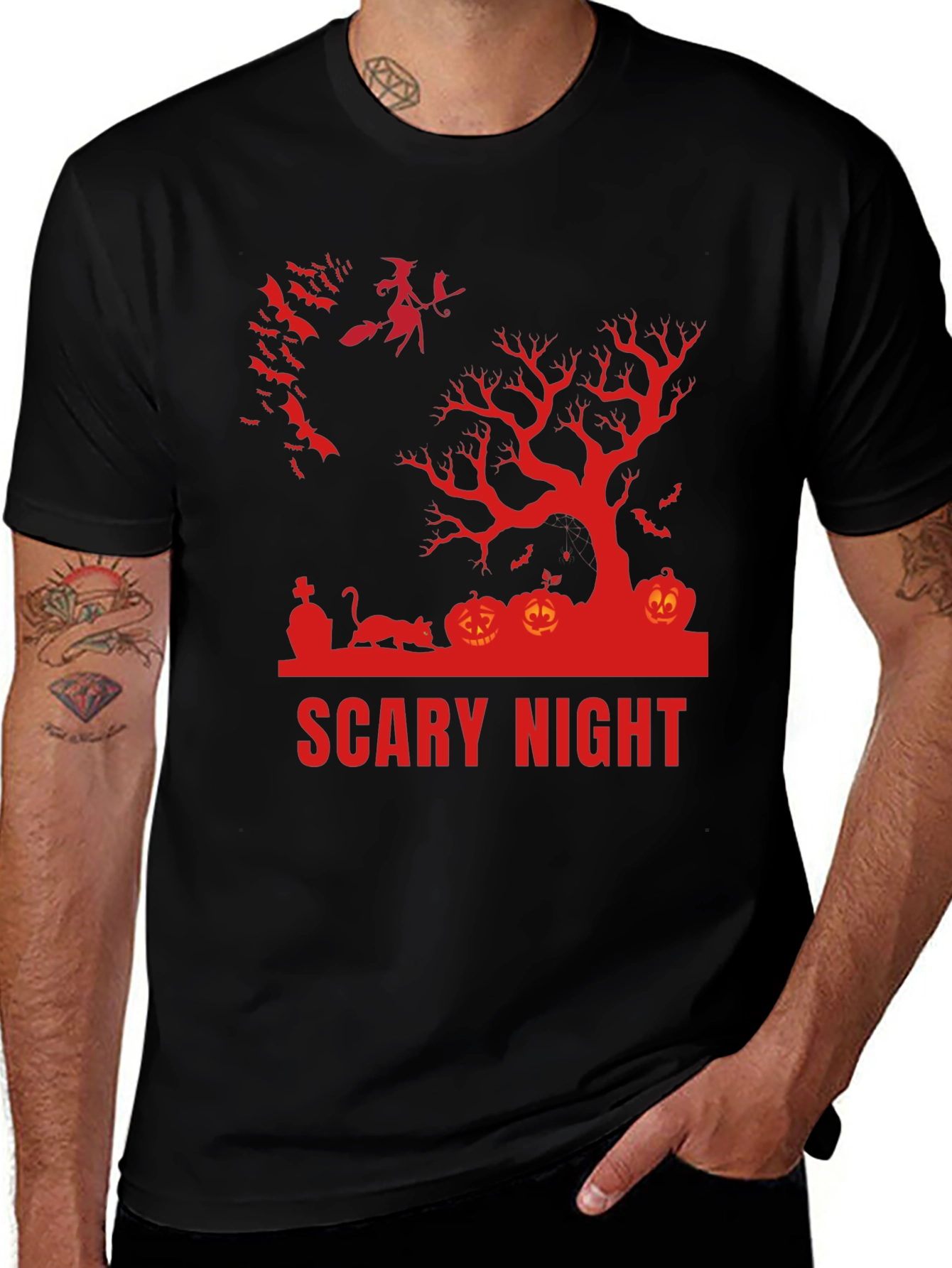 Scary Night Halloween T-Shirt
