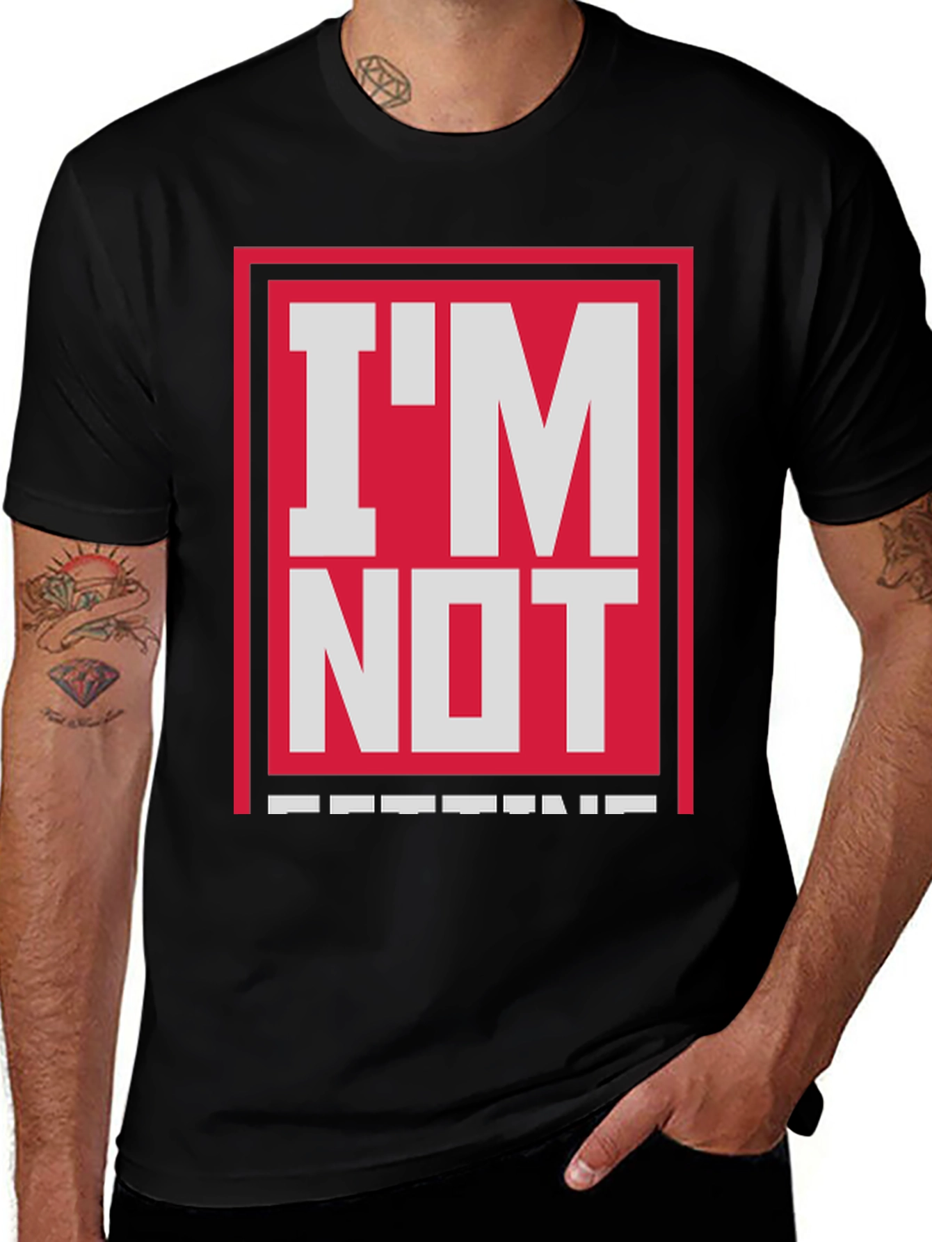 Variant 4 of I'm Not Legend Funny Graphic T-Shirt