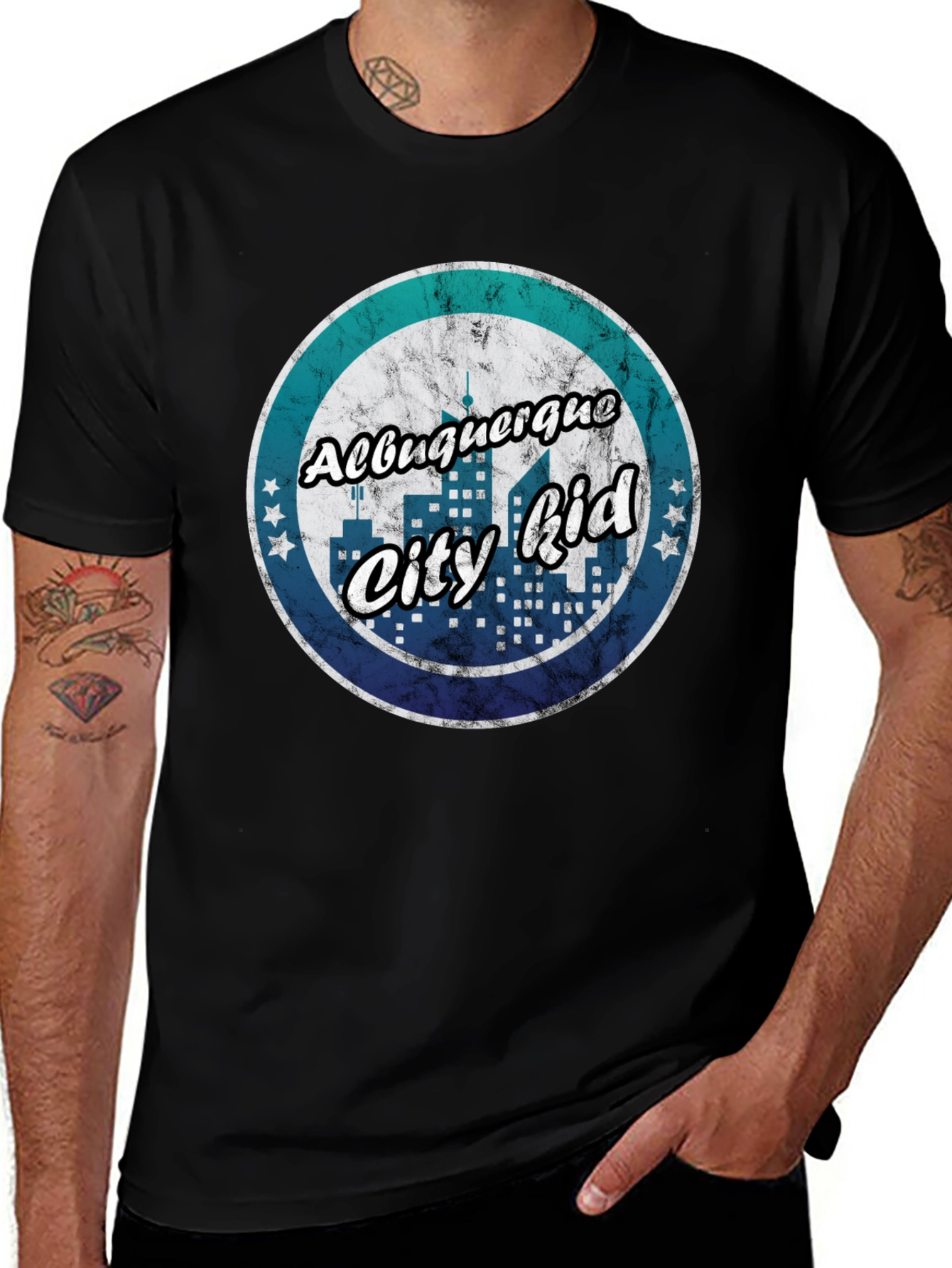 Albuquerque City Kid Graphic T-Shirt