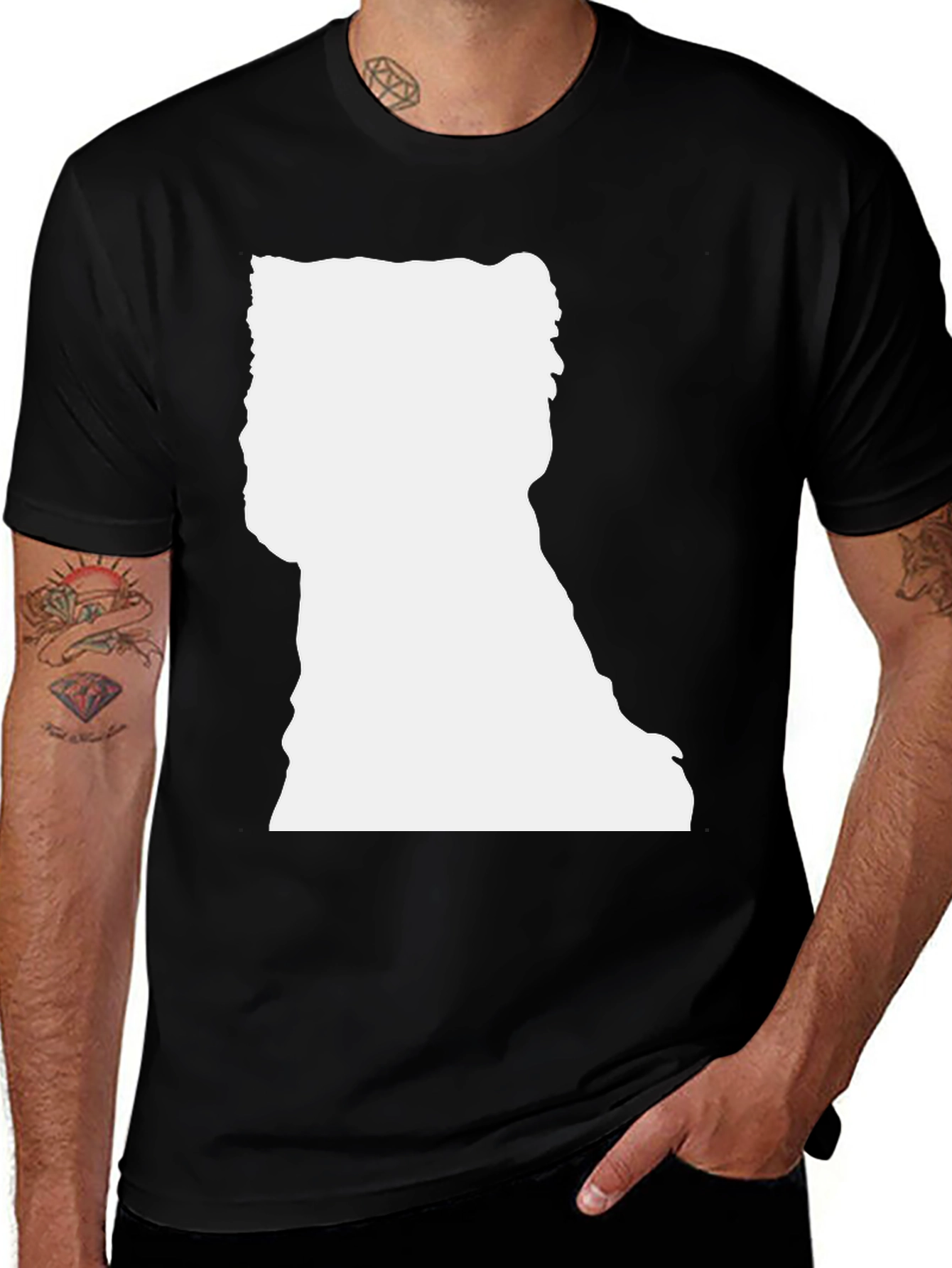 Variant 9 of Silhouette Graphic Tee - Mens Casual T-Shirt