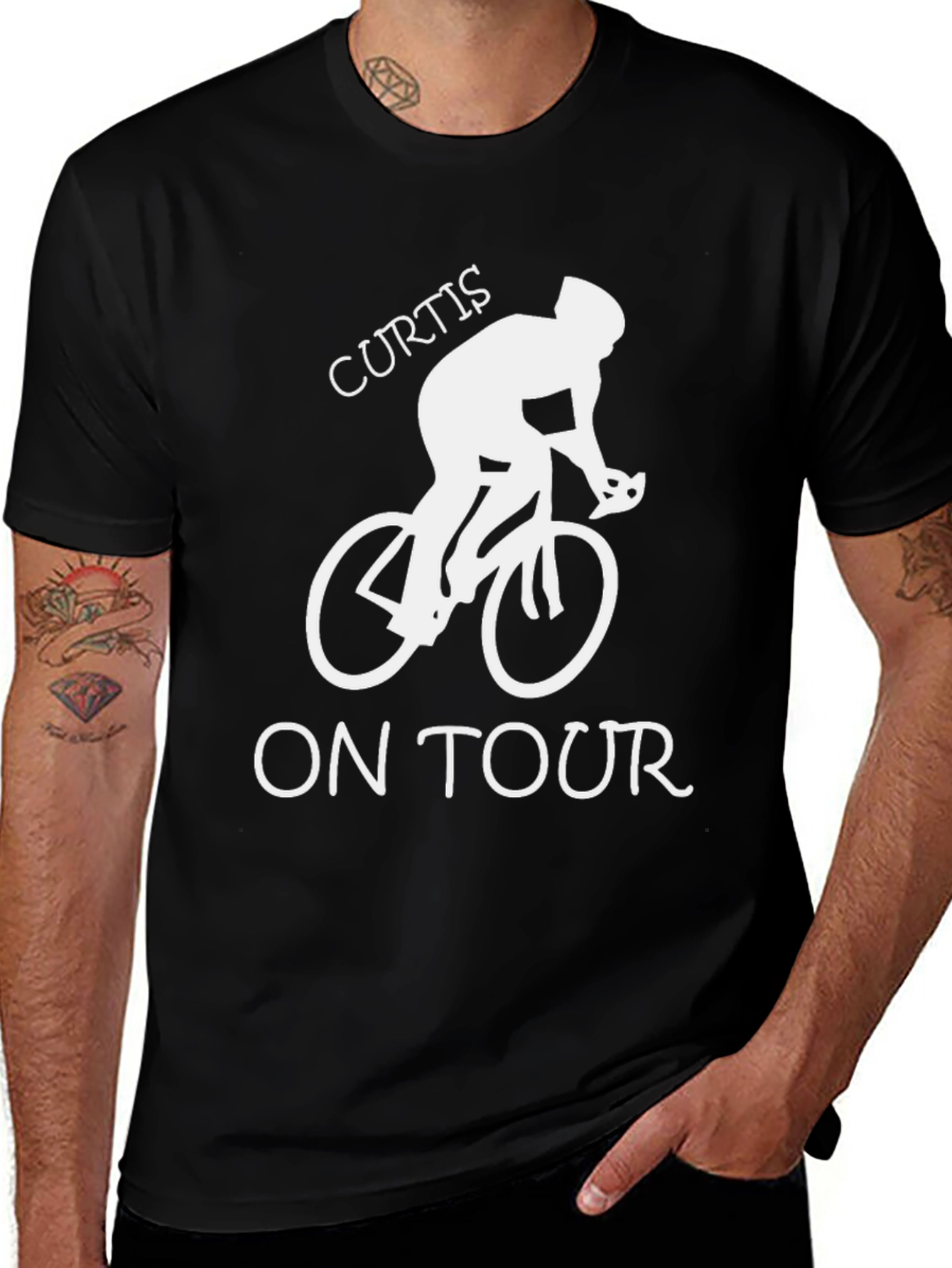 Variant 3 of Curtis On Tour Black Graphic T-Shirt