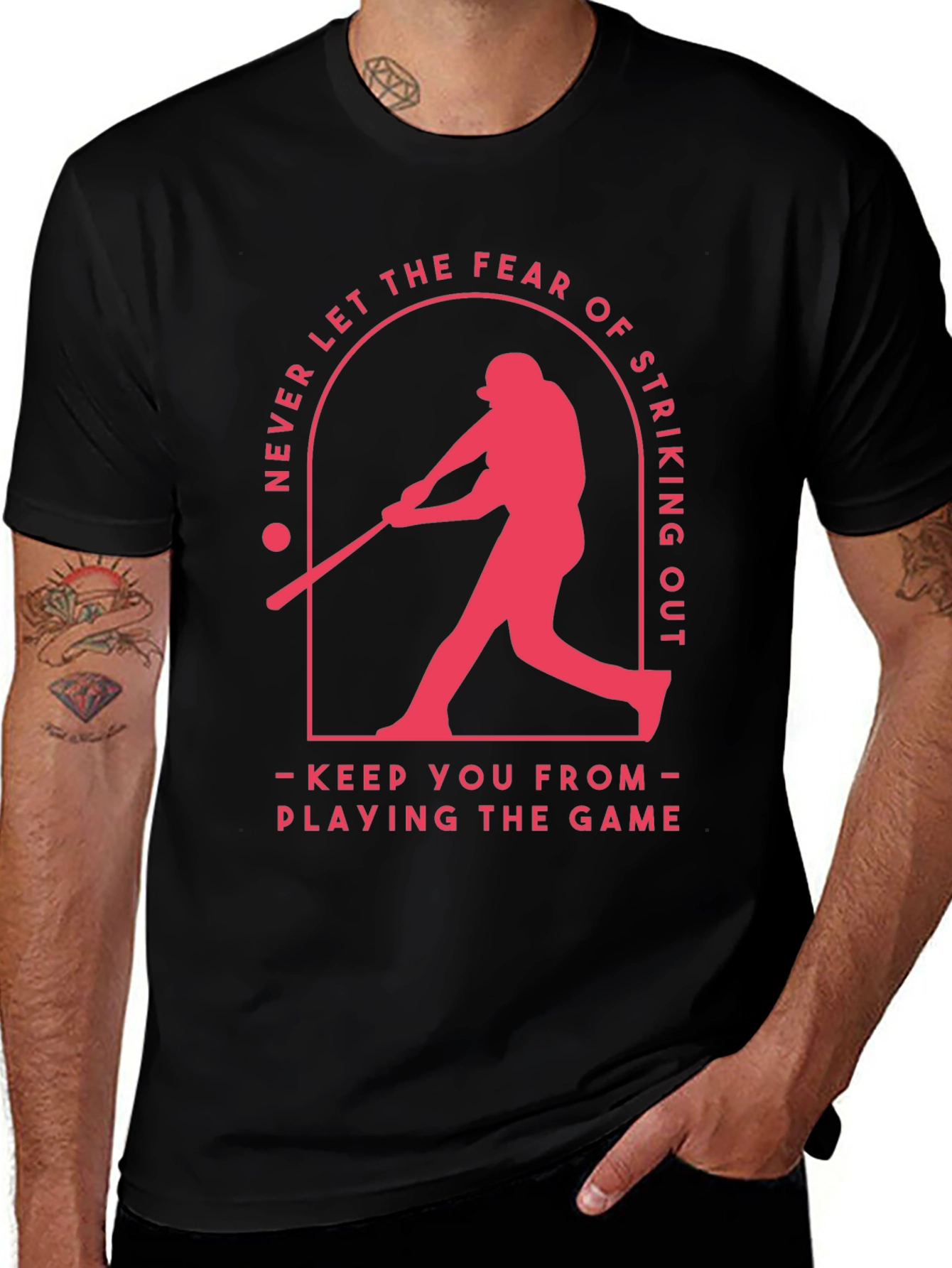 Variant 12 of Baseball Strikeout Fear T-Shirt