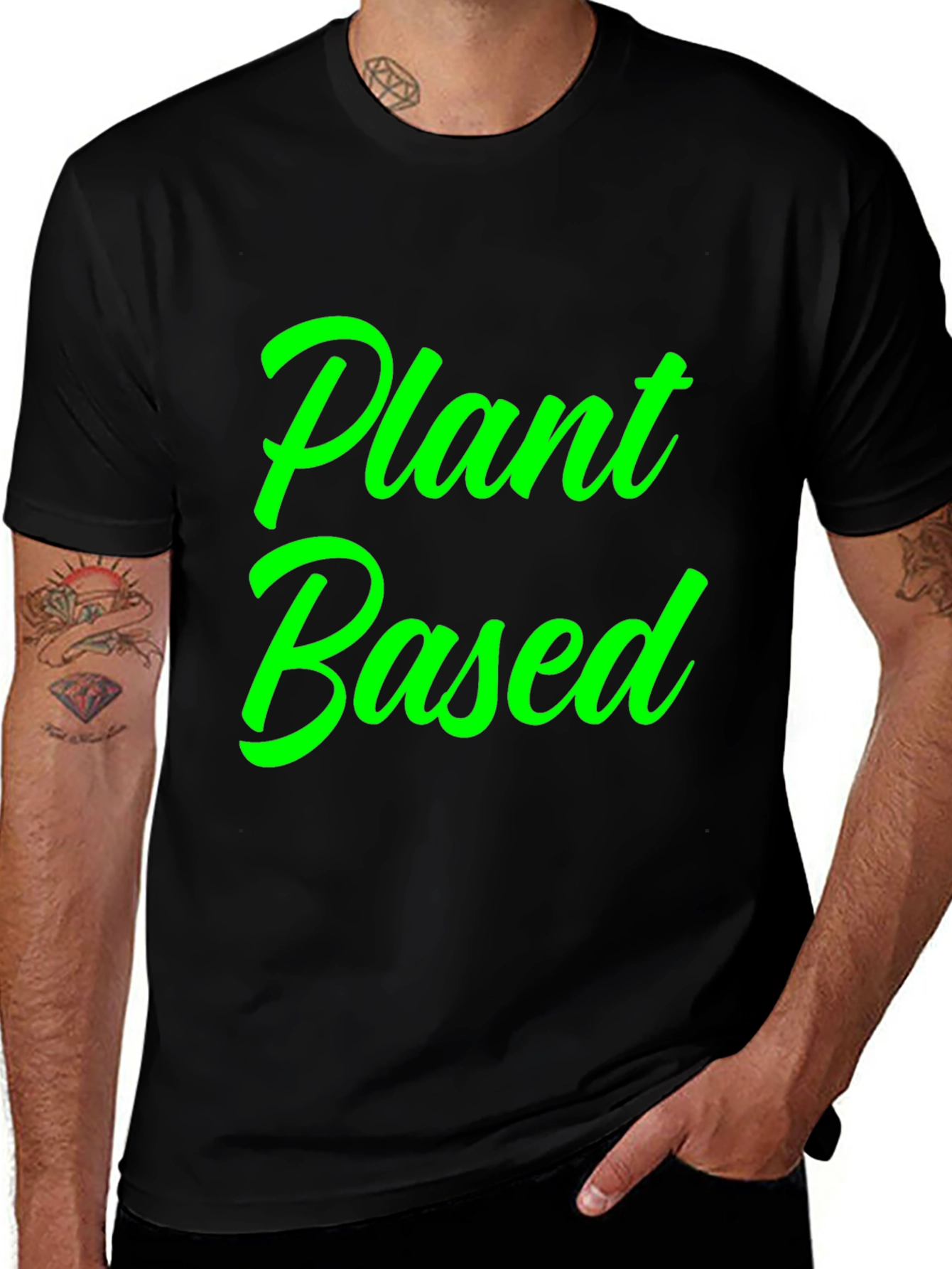 Variant 30 of Plant Based T-Shirt - Vegan Lifestyle Tee