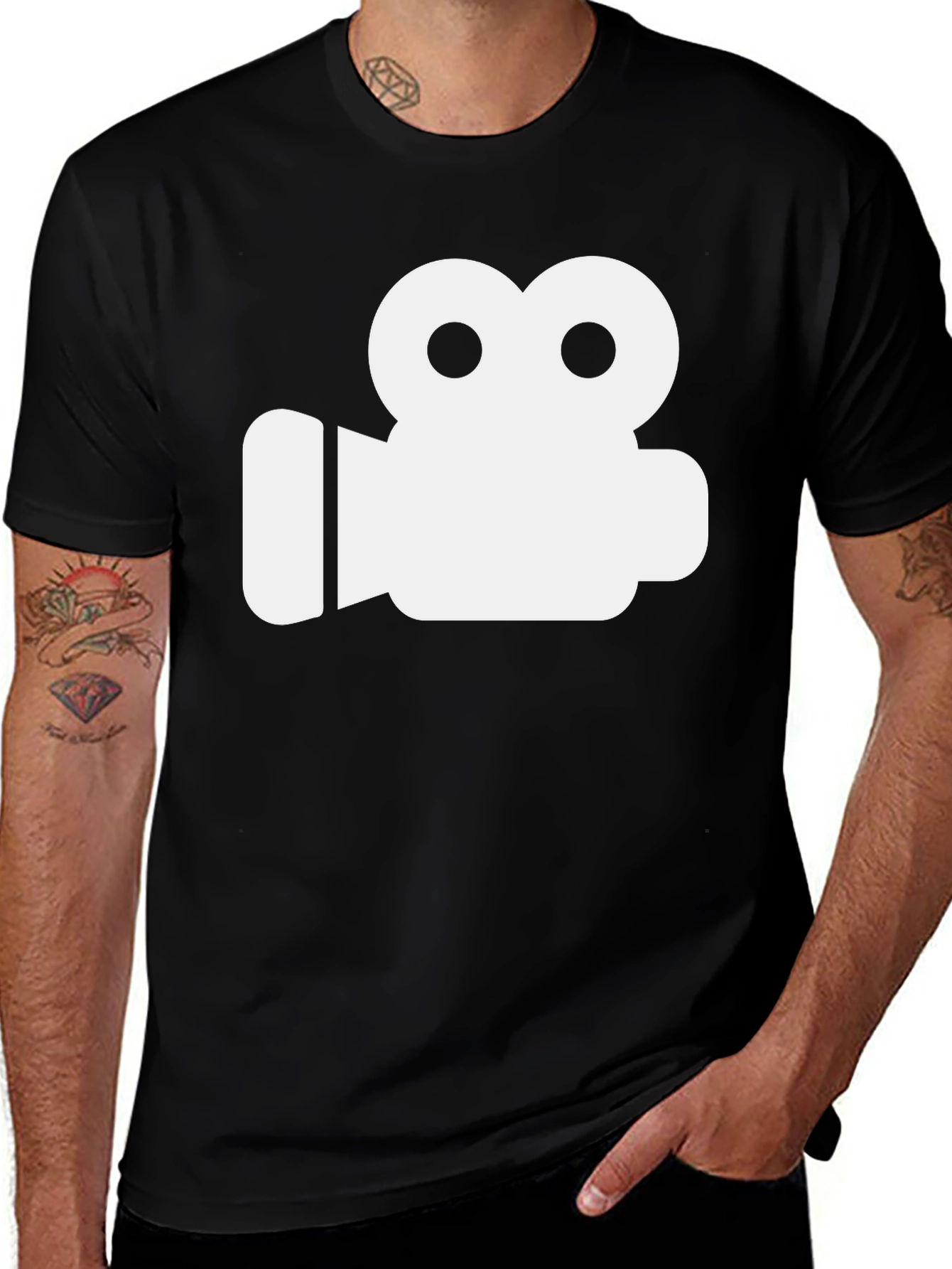 Variant 16 of Retro Camera Graphic Tee - Classic Film Style!