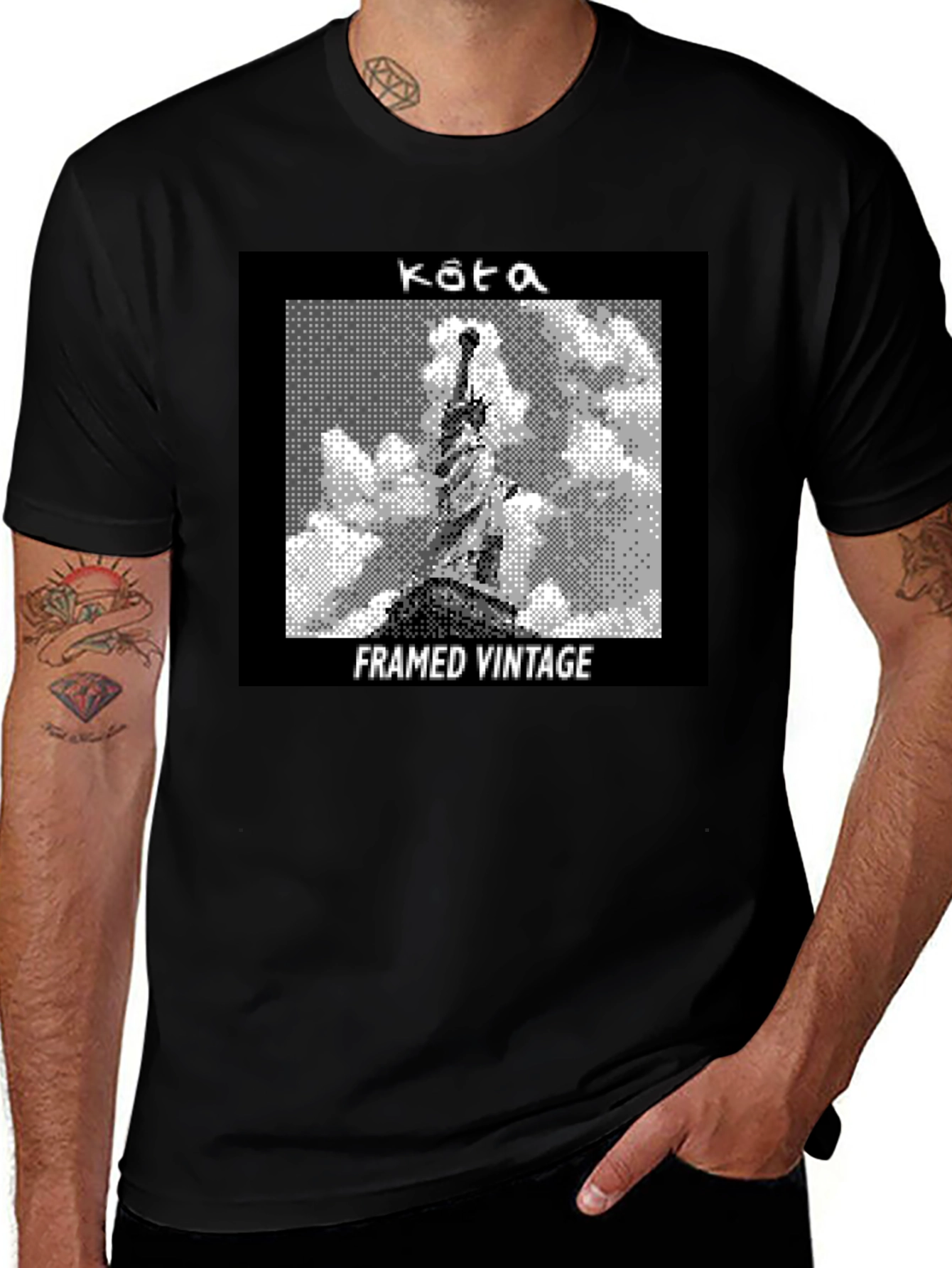 Variant 3 of Framed Vintage Statue Graphic Tee