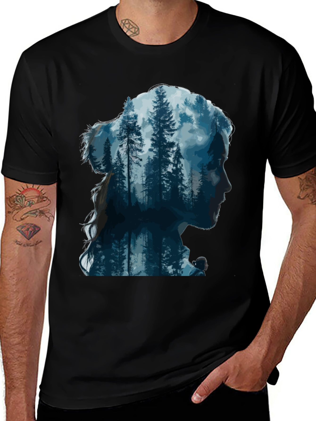 Variant 29 of Nature Portrait Graphic Tee