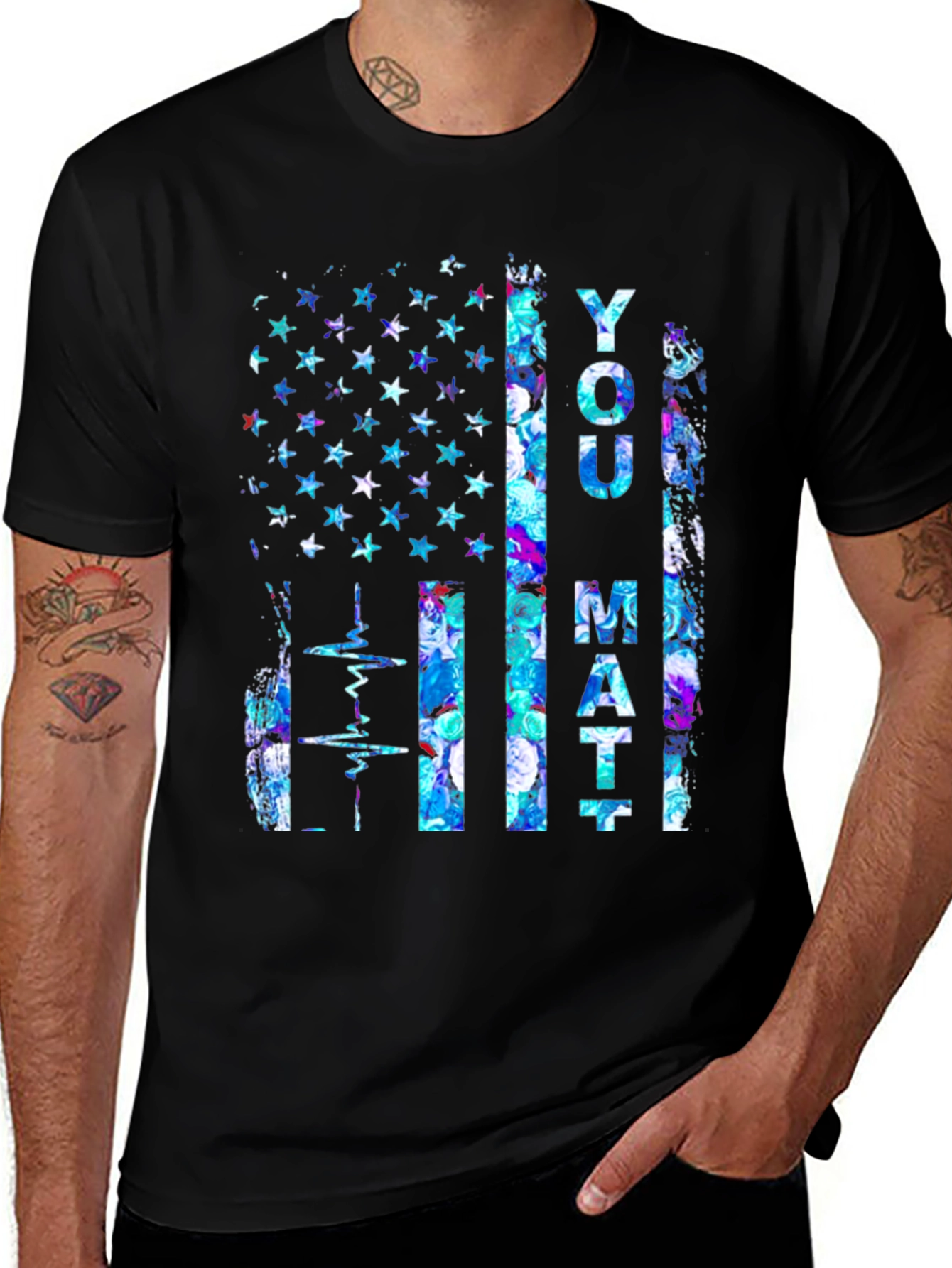 You Matter American Flag T-Shirt