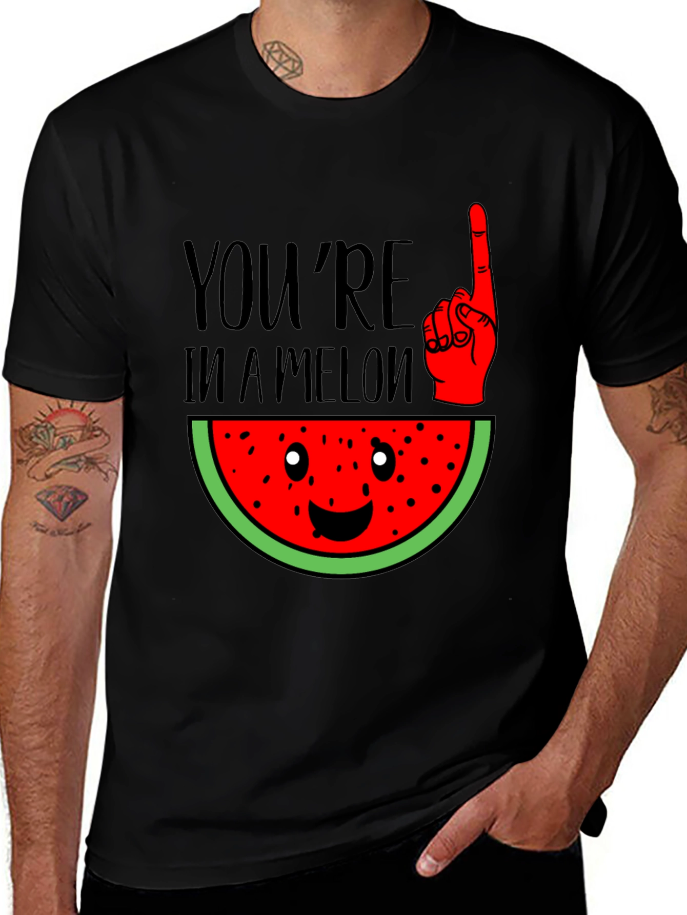 Variant 13 of You're One In A Melon Graphic T-Shirt