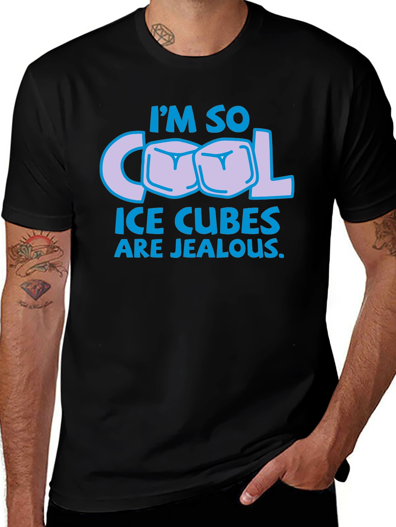 Variant 2 of I'm So Cool Ice Cubes Are Jealous T-Shirt