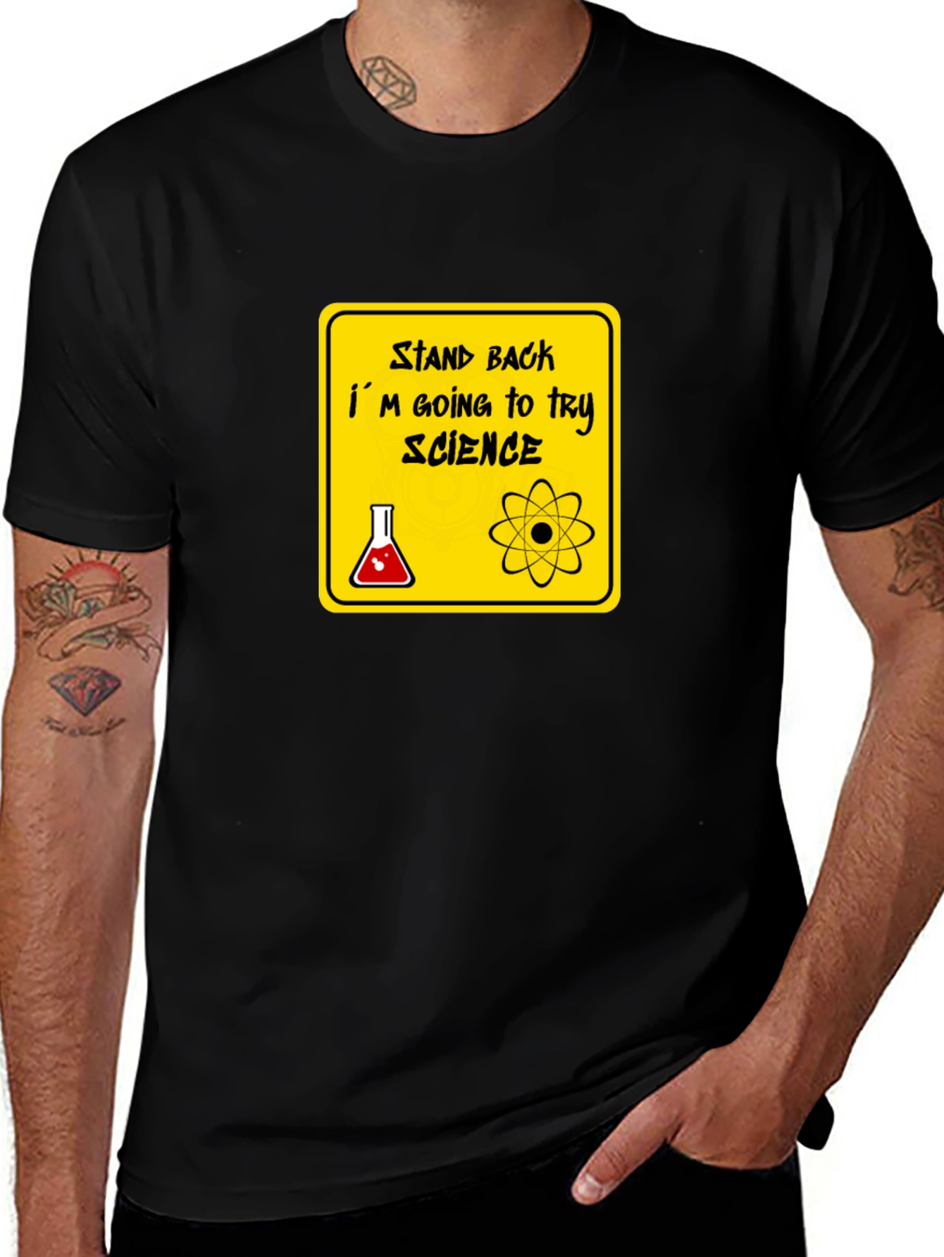 Variant 22 of Science T-Shirt - Stand Back, I'm Going to Try Science