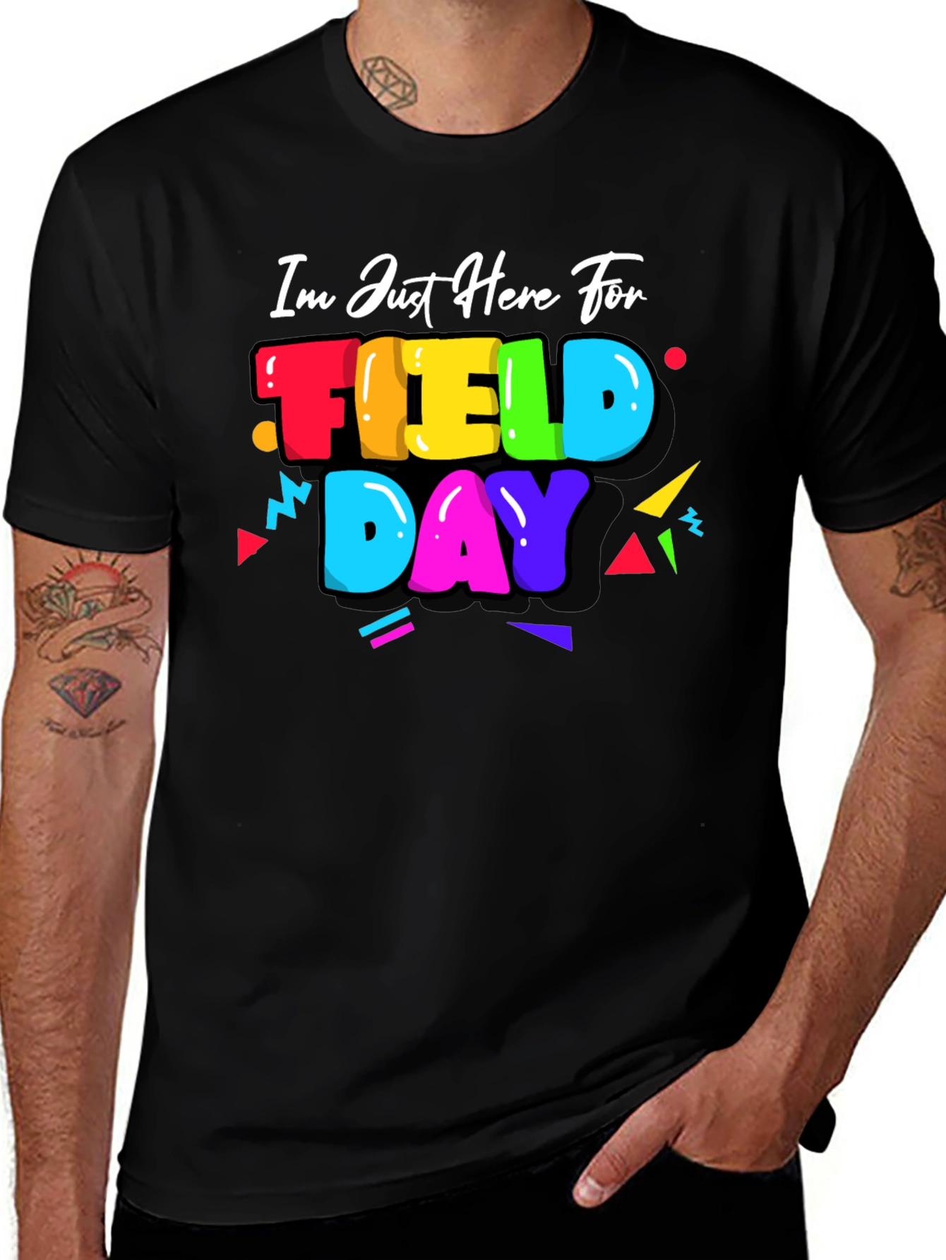 Variant 11 of Fun Field Day T-Shirt - Colorful Design
