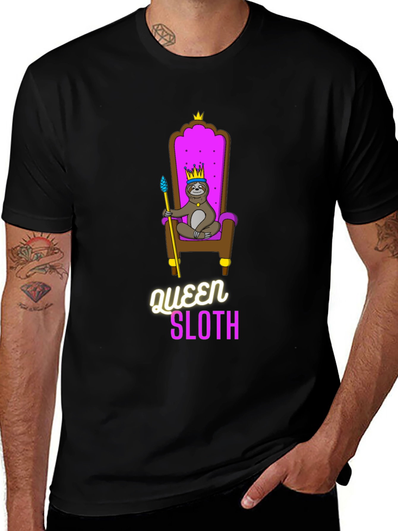 Variant 28 of Queen Sloth Graphic T-Shirt