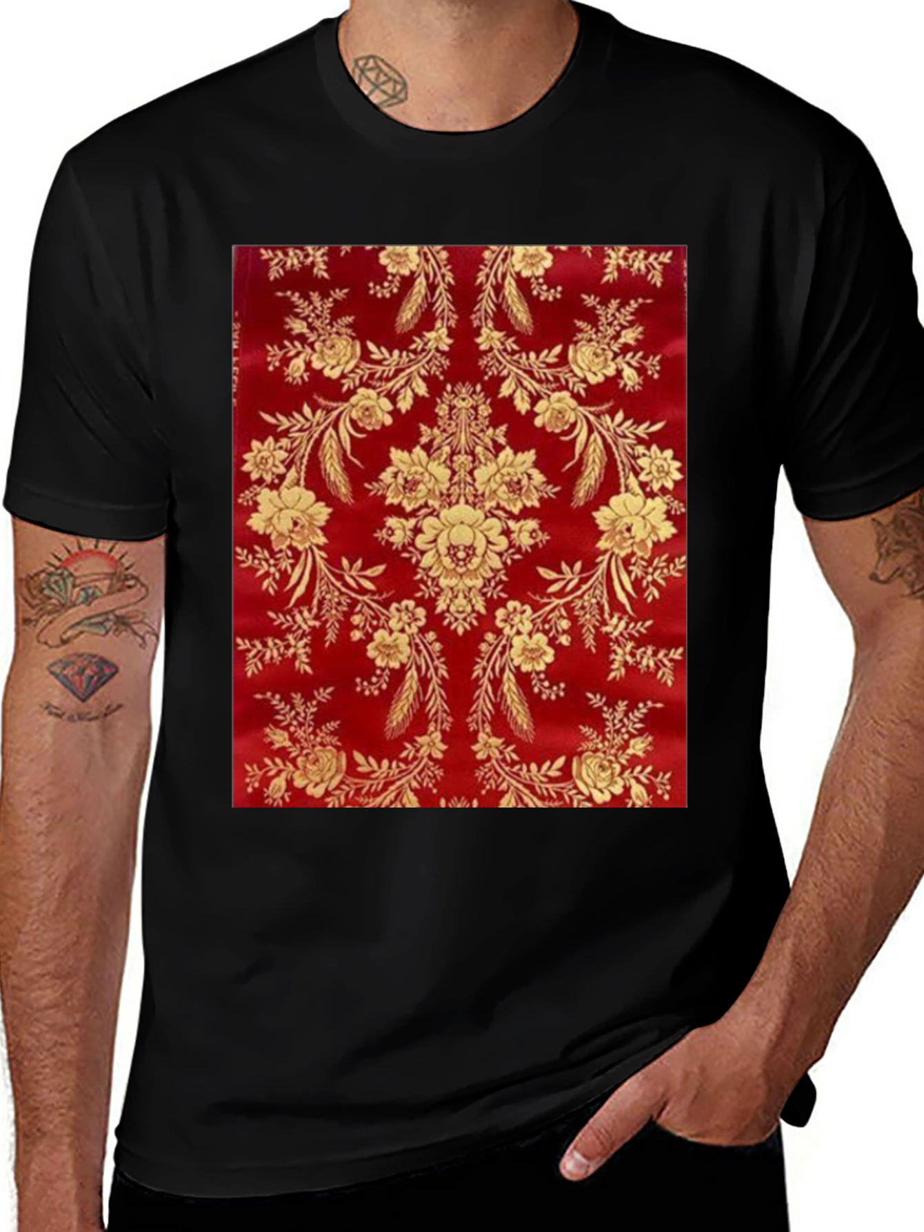 Variant 16 of Elegant Floral T-Shirt