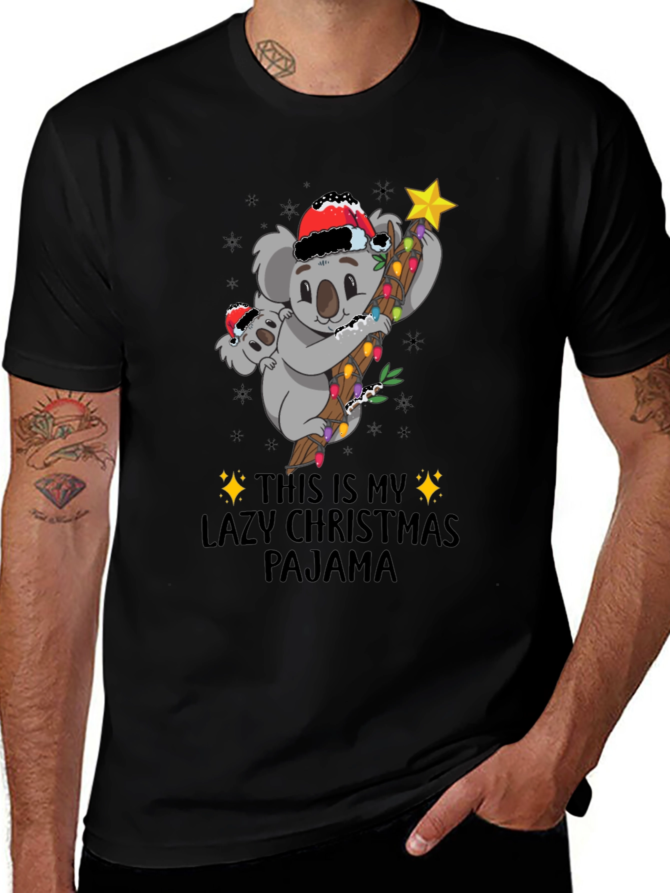 Koala Christmas Pajama T-Shirt