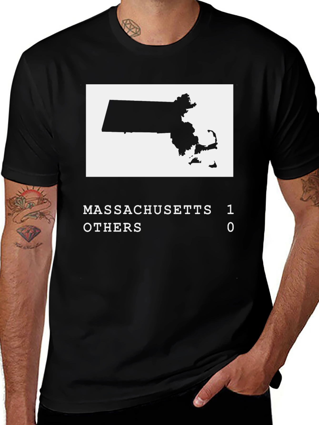 Variant 23 of Massachusetts State Pride T-Shirt