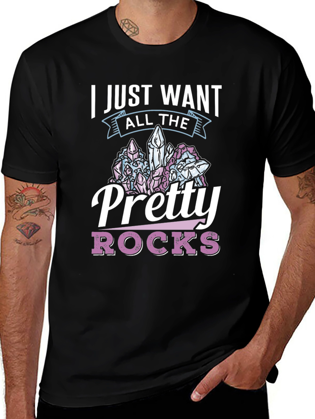 Variant 22 of Pretty Rocks T-Shirt - Mineral Collector Tee
