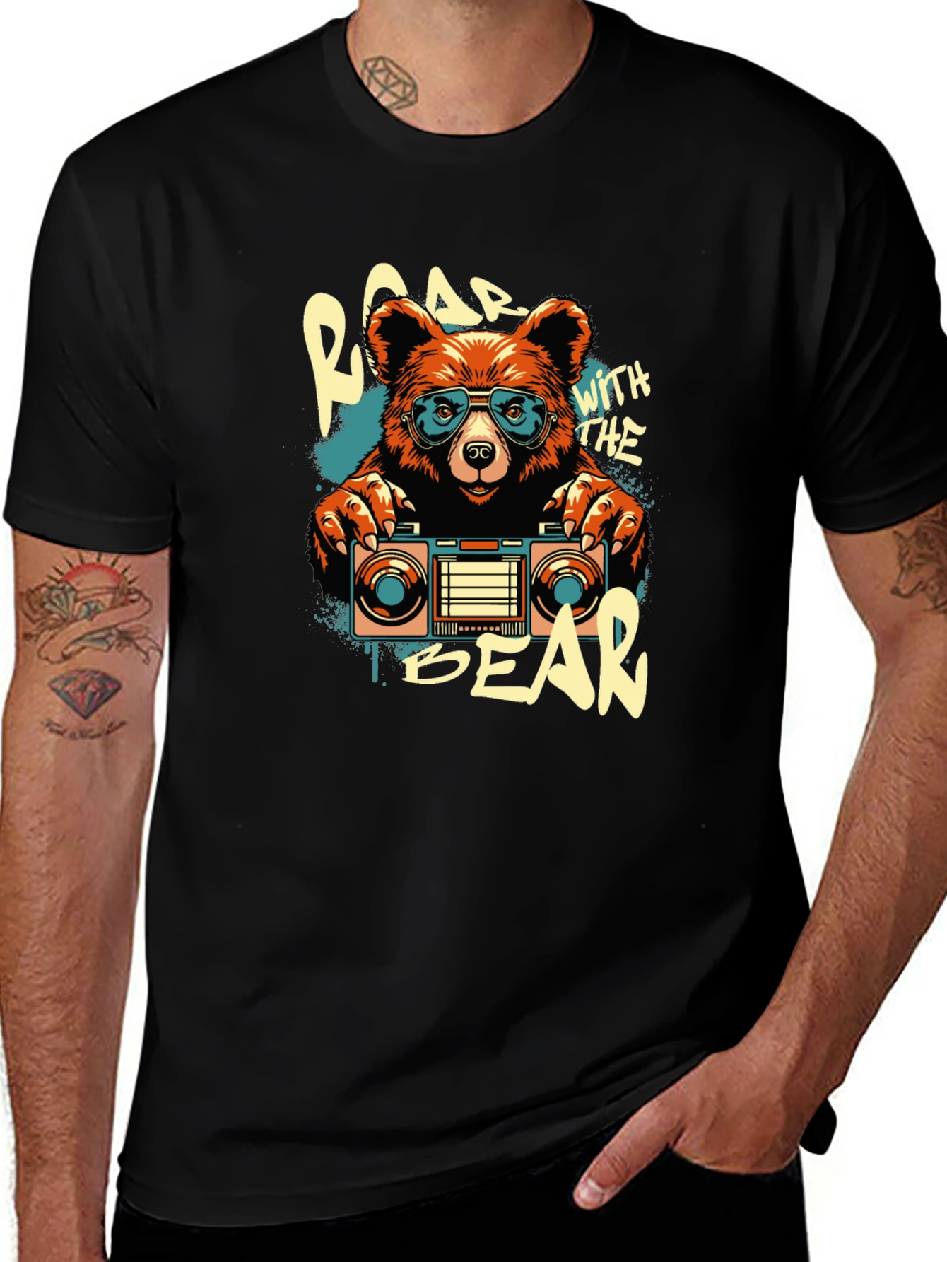 Variant 28 of Roar with the Bear Graphic T-Shirt