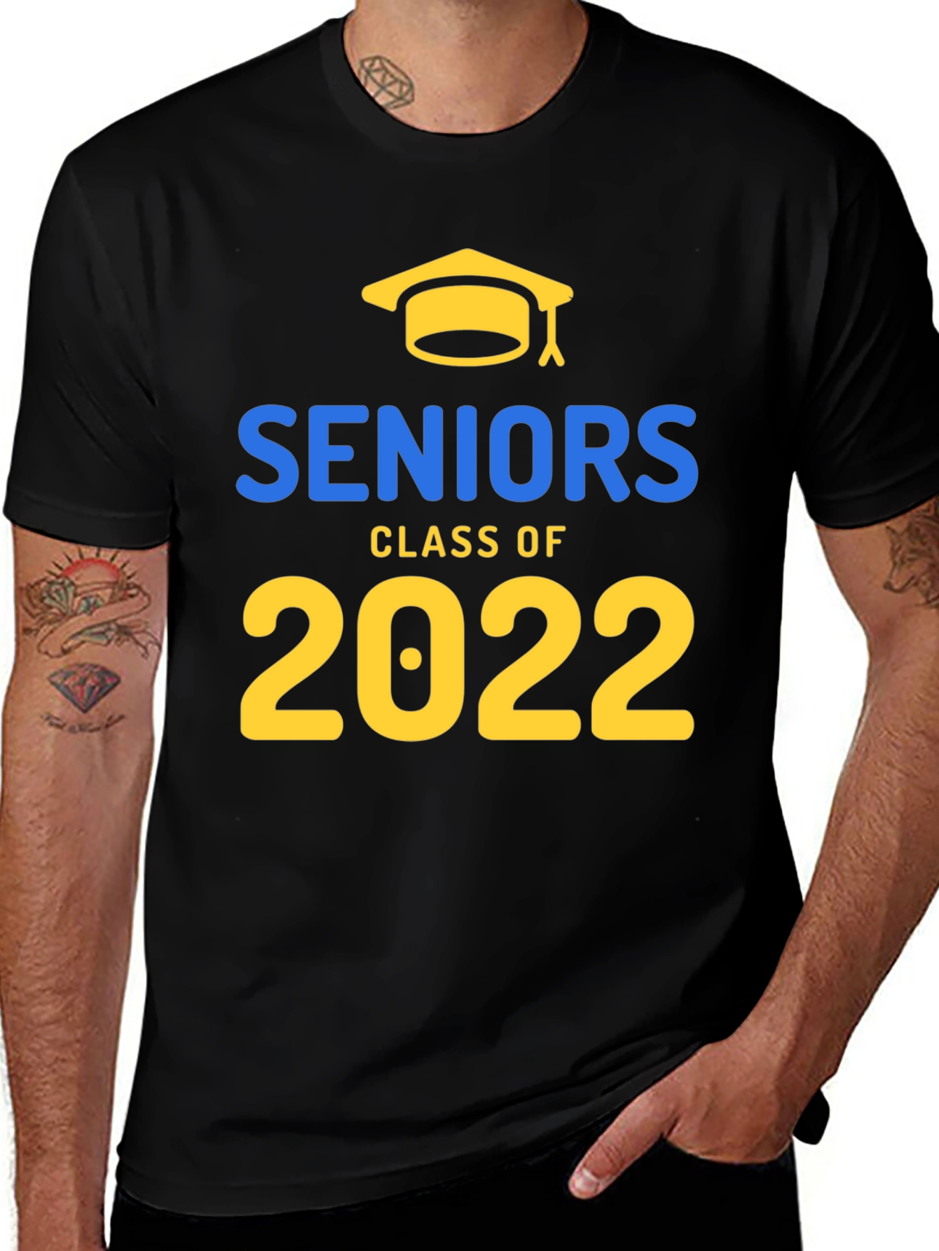 Variant 26 of Seniors Class of 2022 Graphic Tee