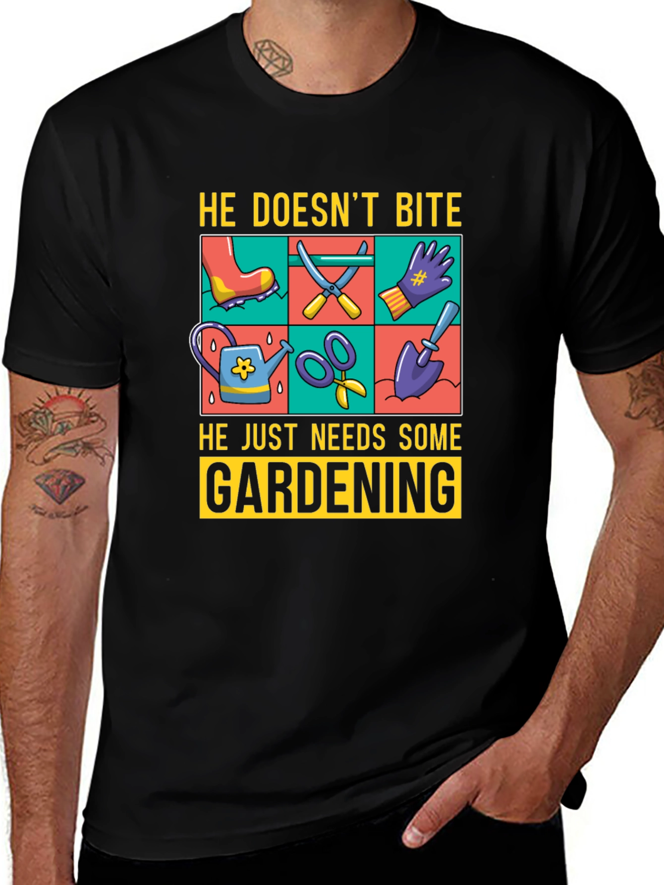 Variant 22 of Gardening Tools Graphic T-Shirt