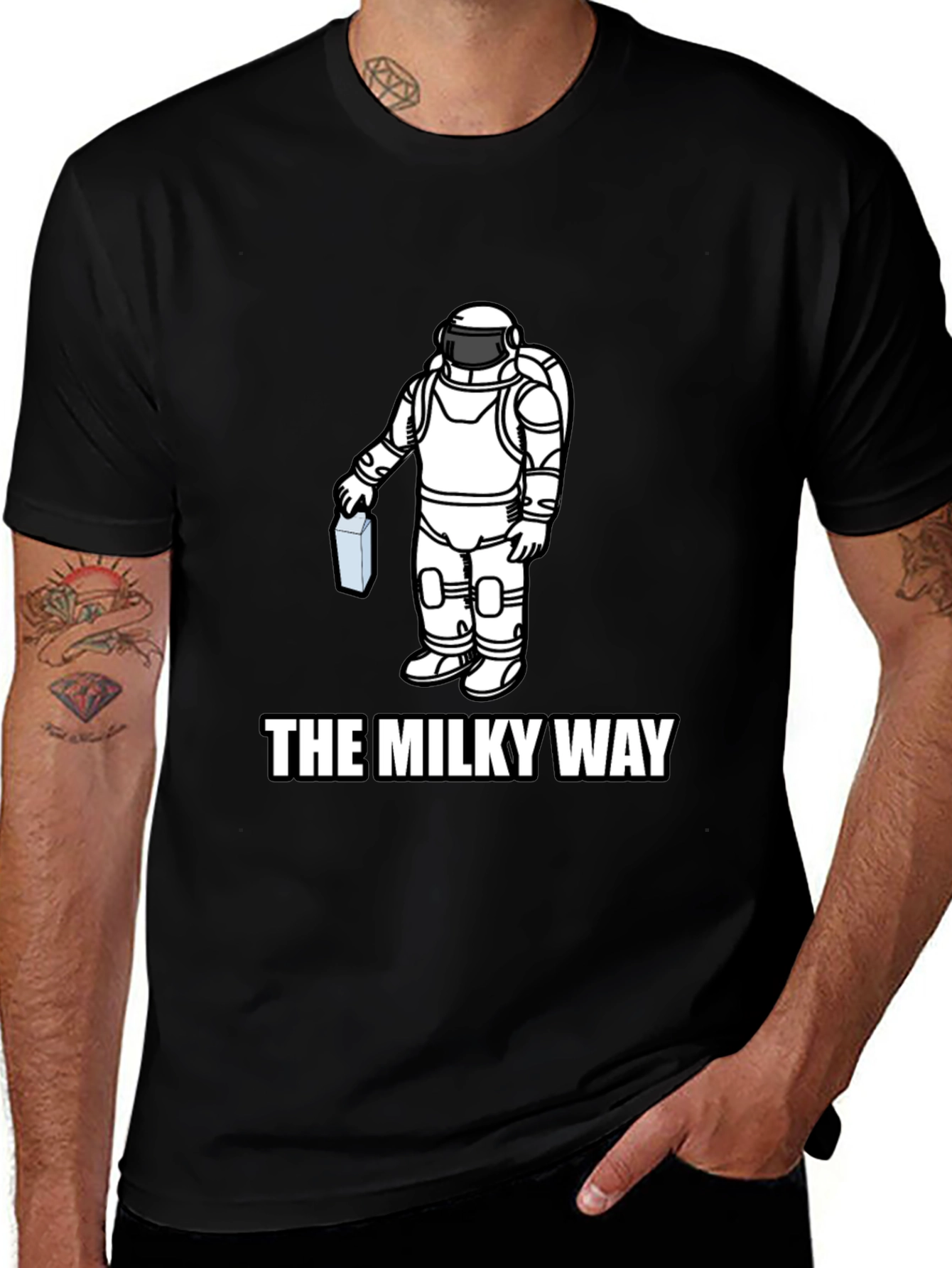 Variant 24 of The Milky Way Astronaut Graphic T-Shirt