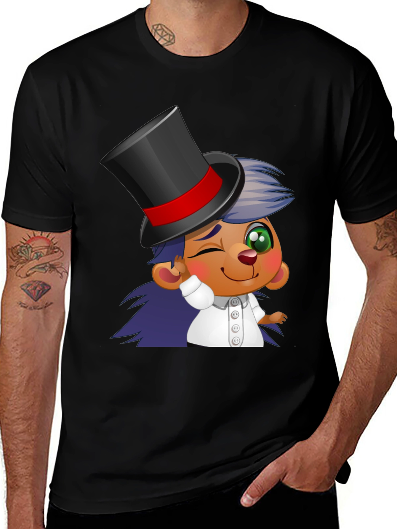 Variant 16 of Cartoon Magician T-Shirt - Funky Design