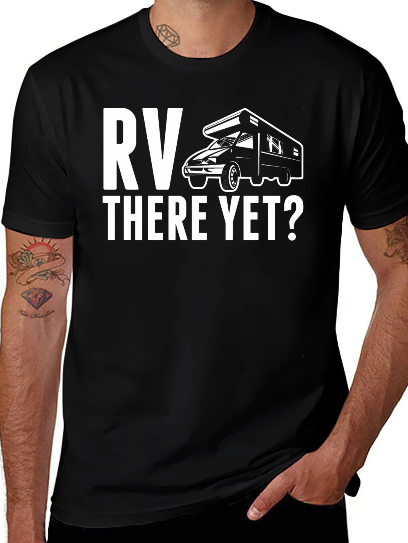 RV There Yet? Funny Road Trip T-Shirt