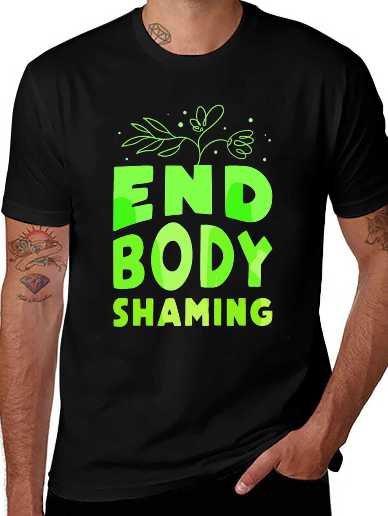 Variant 3 of End Body Shaming Graphic T-Shirt