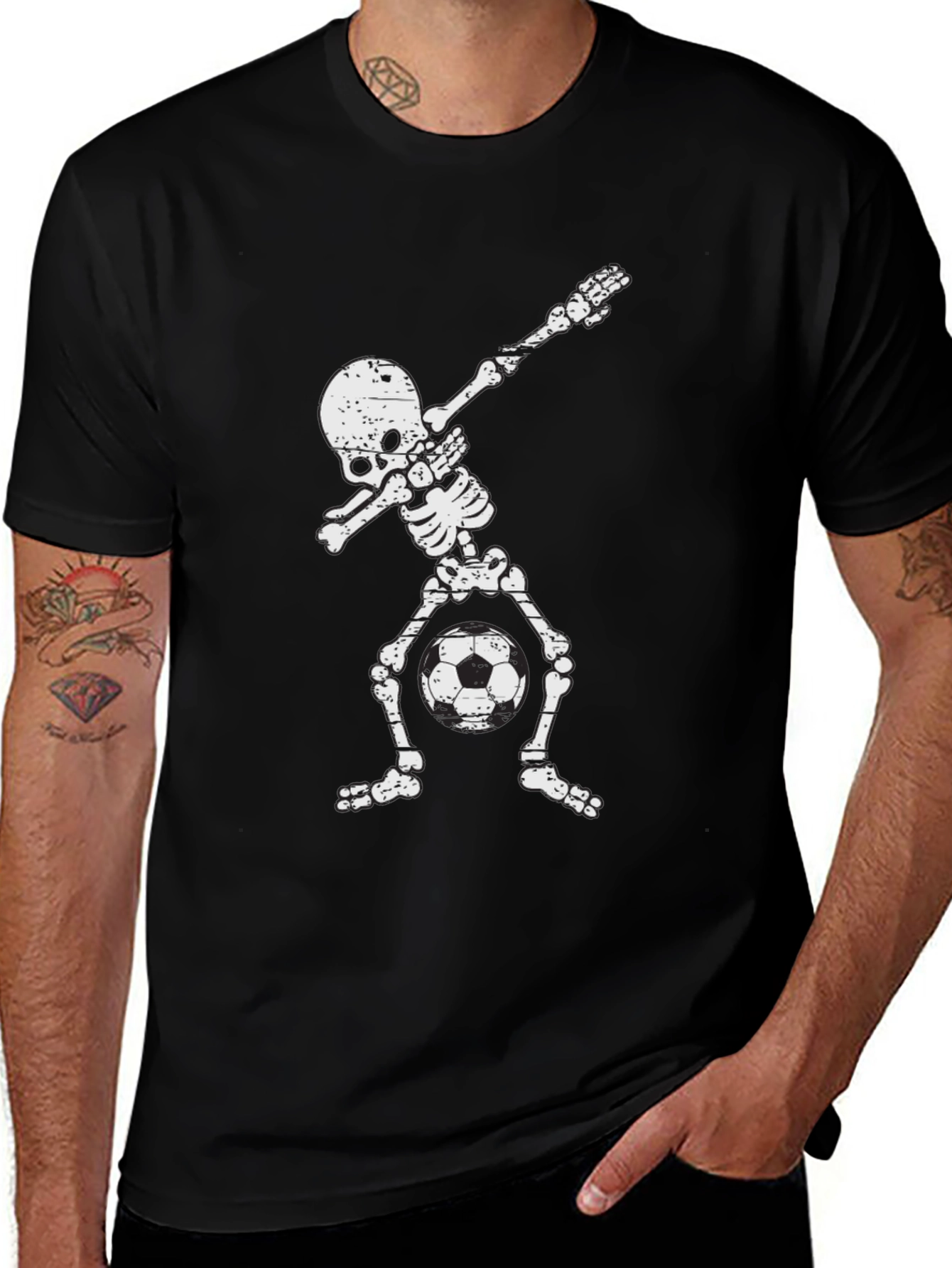 Variant 22 of Skeleton Dab Soccer T-Shirt